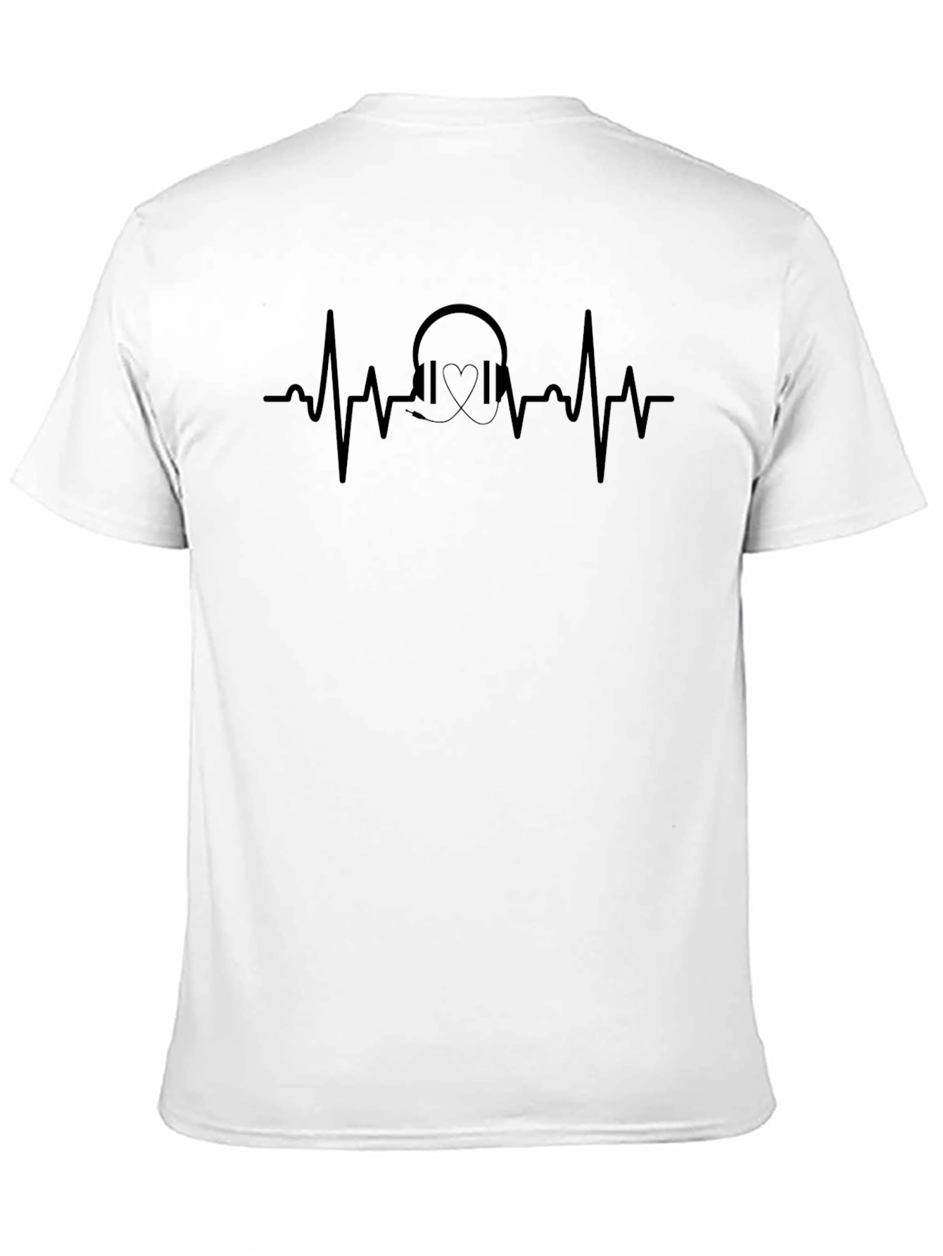 Heartbeat Headphones Graphic Tee