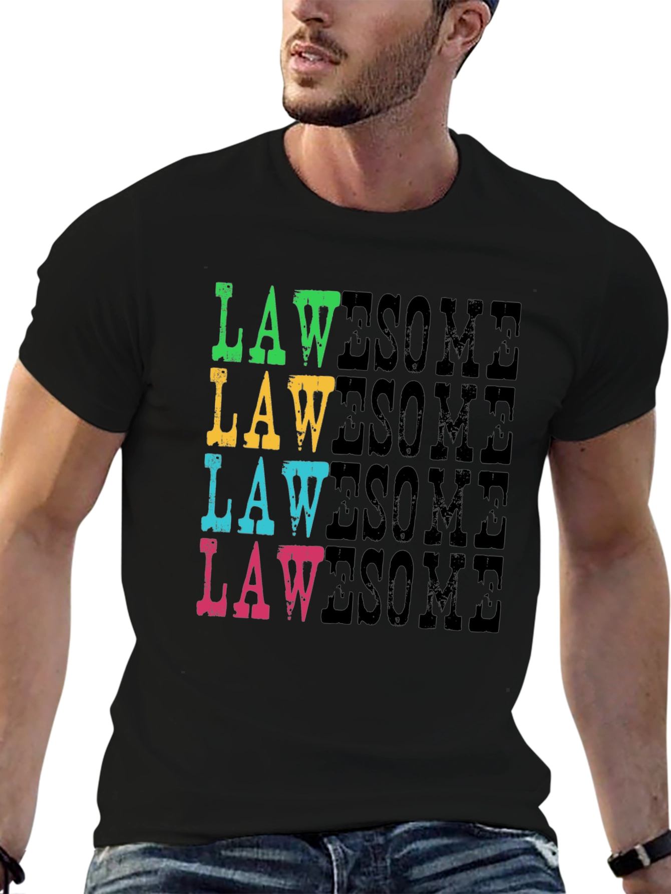 Awesome Law Graphic Tee - Stylish Unisex T-Shirt