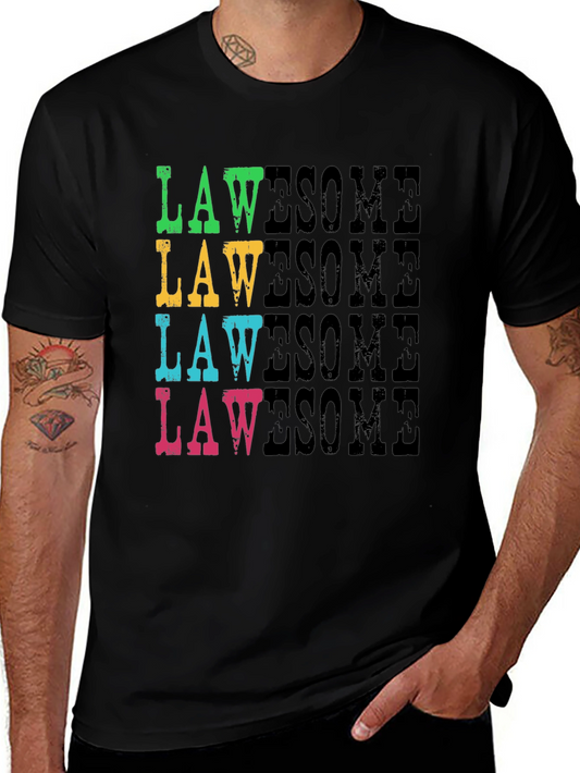 Awesome Law Graphic Tee - Stylish Unisex T-Shirt