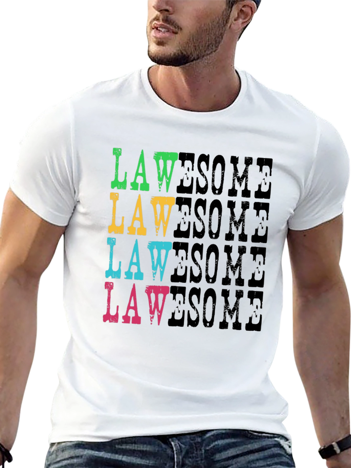 Awesome Law Graphic Tee - Stylish Unisex T-Shirt
