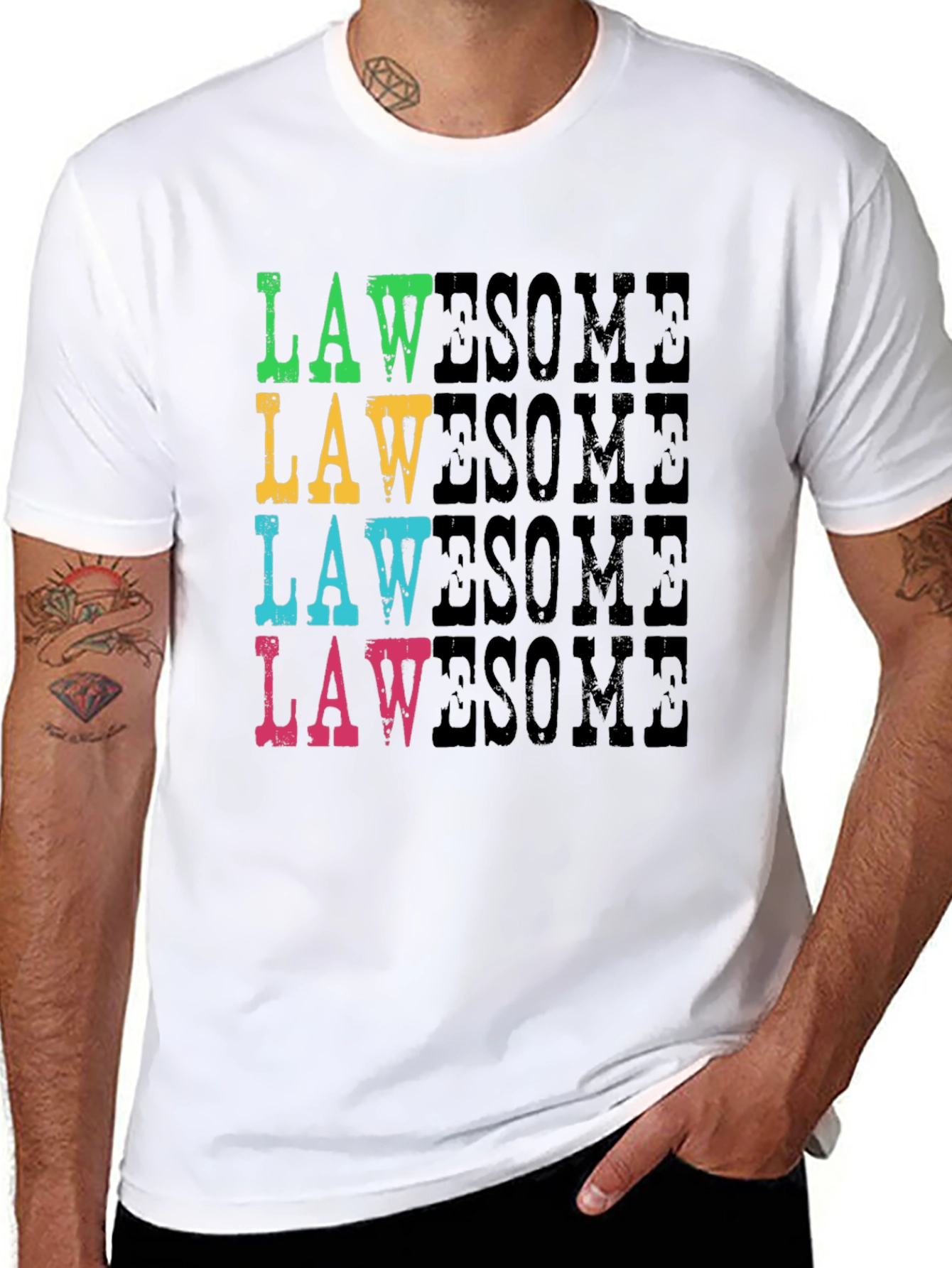 Awesome Law Graphic Tee - Stylish Unisex T-Shirt