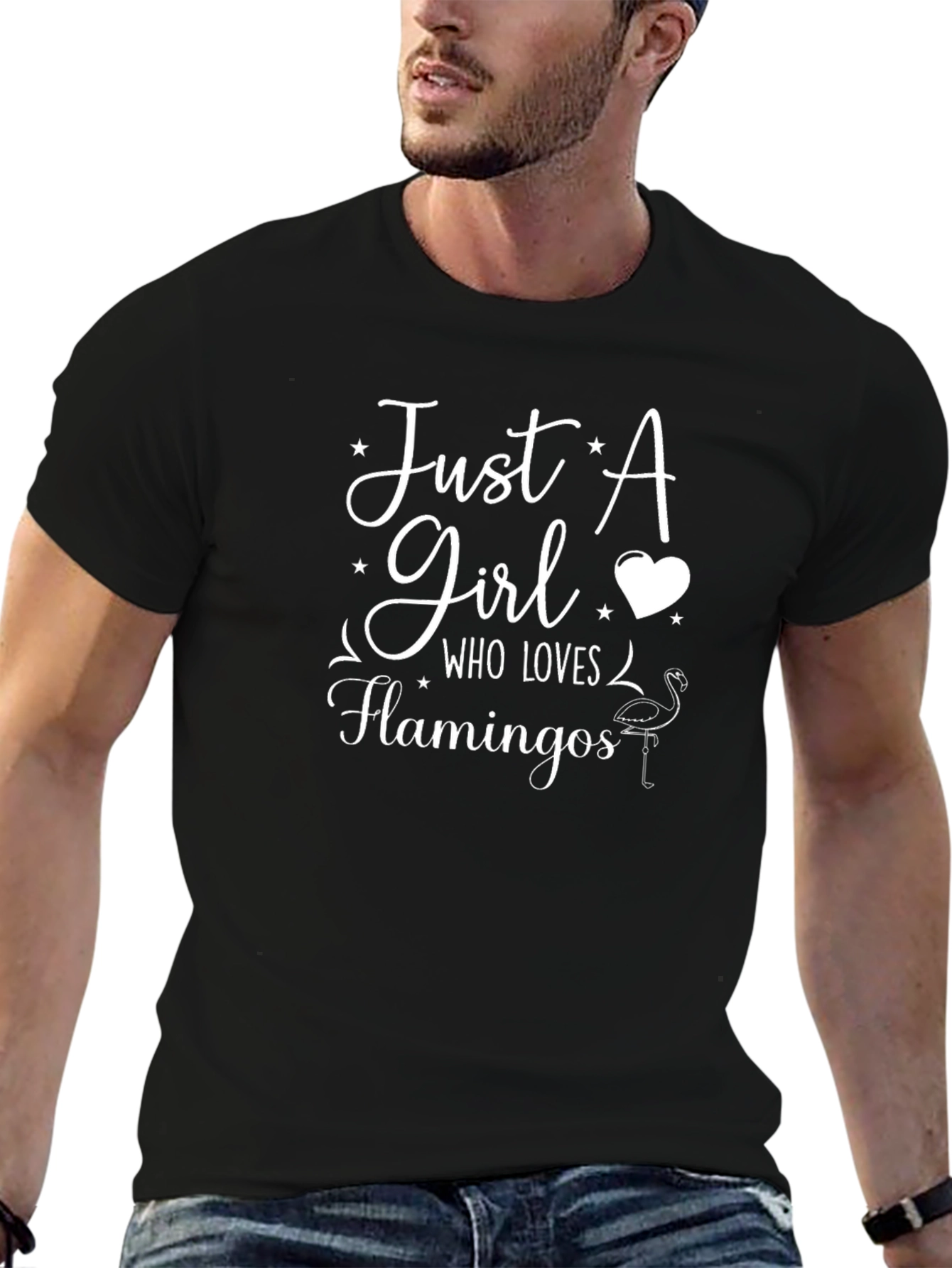 Just a Girl Who Loves Flamingos T-Shirt