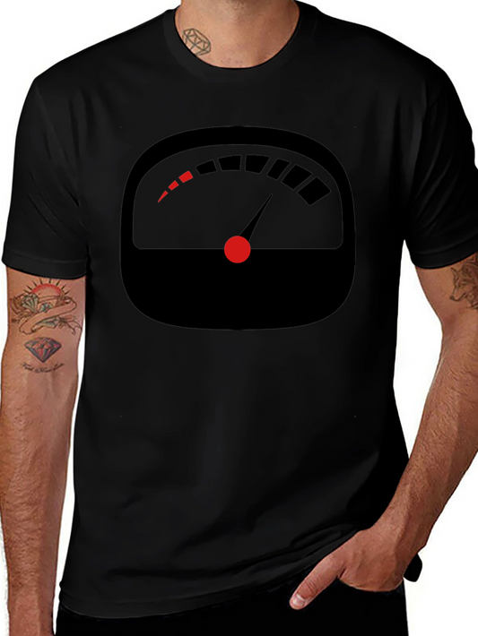 Speedometer Graphic Tee - Mens Black T-Shirt