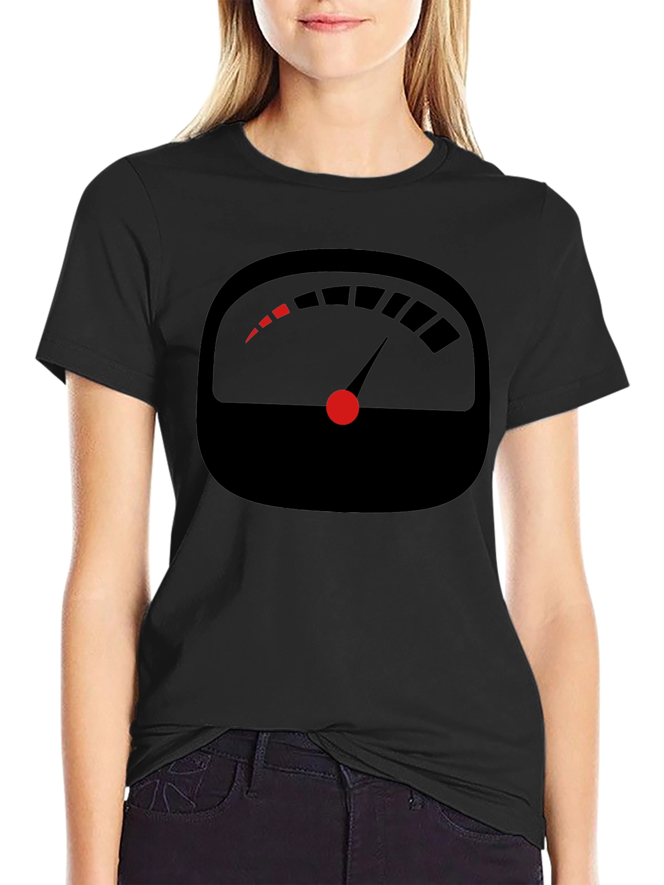 Speedometer Graphic Tee - Mens Black T-Shirt
