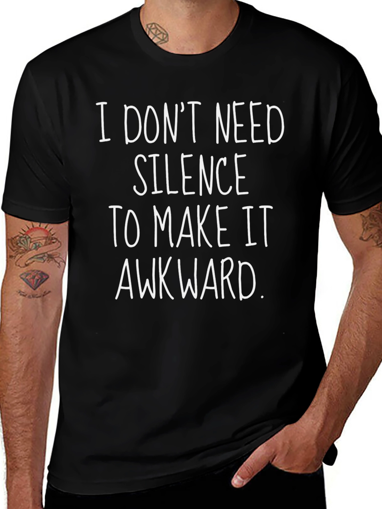 Awkward Humor Graphic Tee Shirt