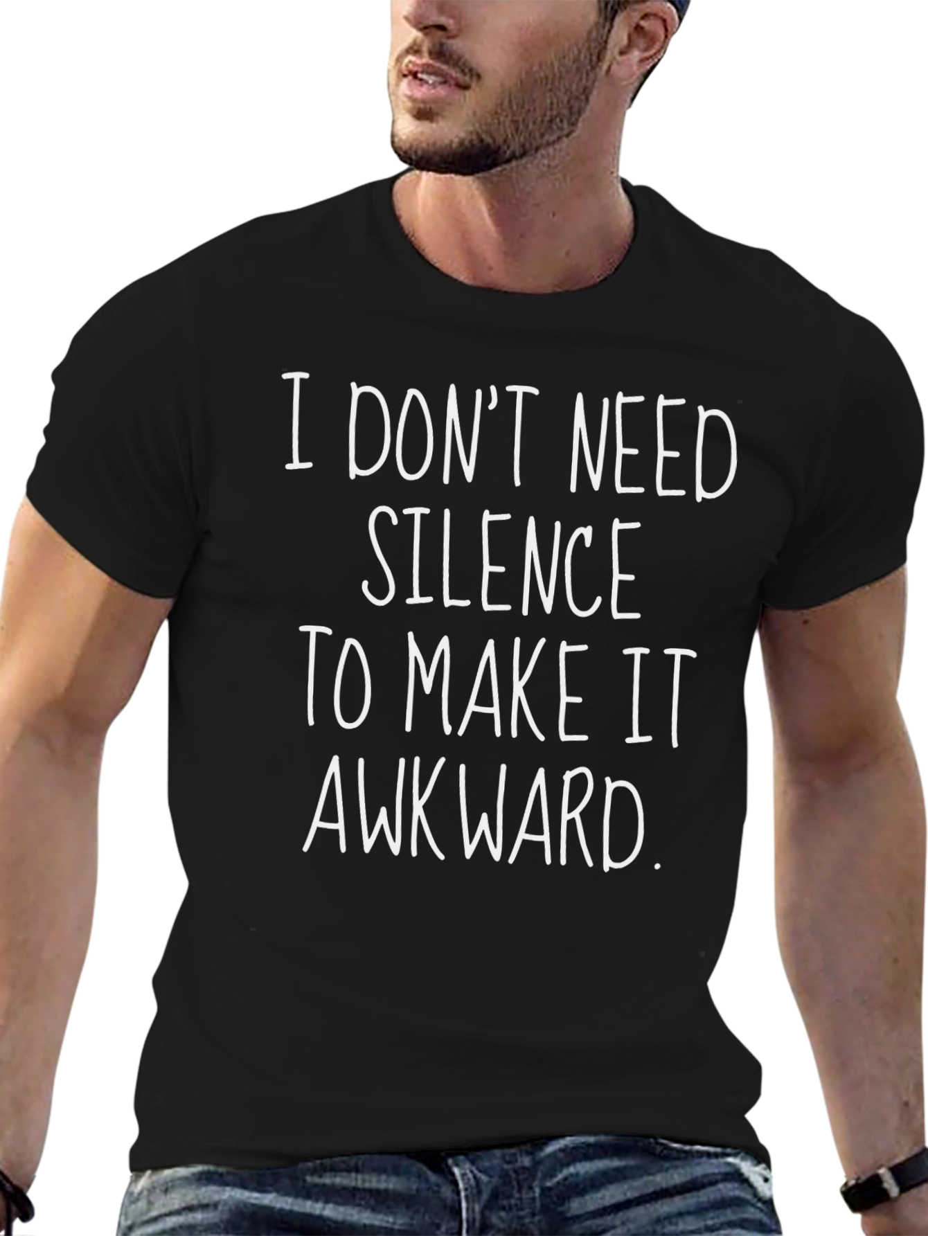 Awkward Humor Graphic Tee Shirt