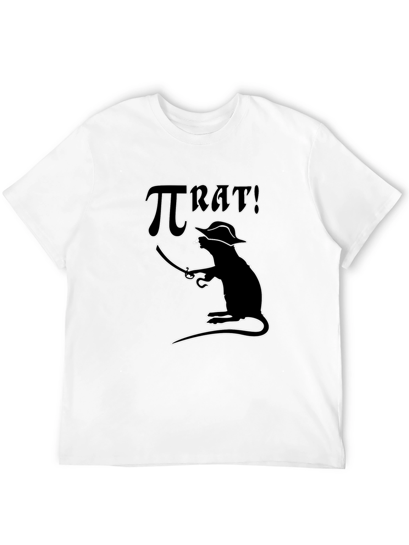 Pi Rat Pirate T-Shirt - Funny Math Pun Tee