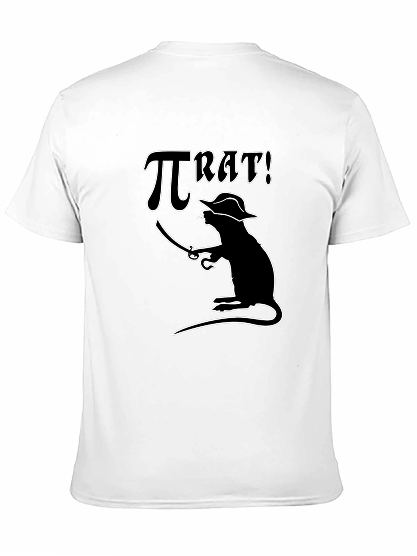Pi Rat Pirate T-Shirt - Funny Math Pun Tee