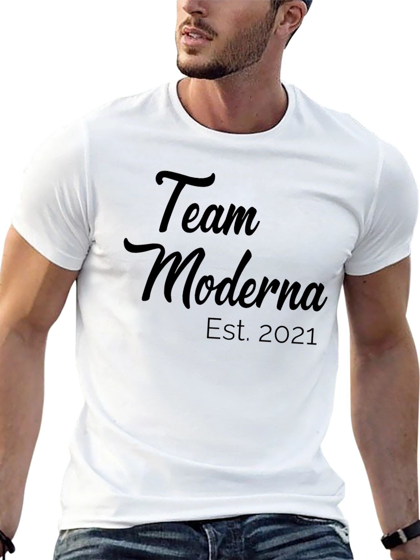 Team Moderna Est. 2021 Black T-Shirt