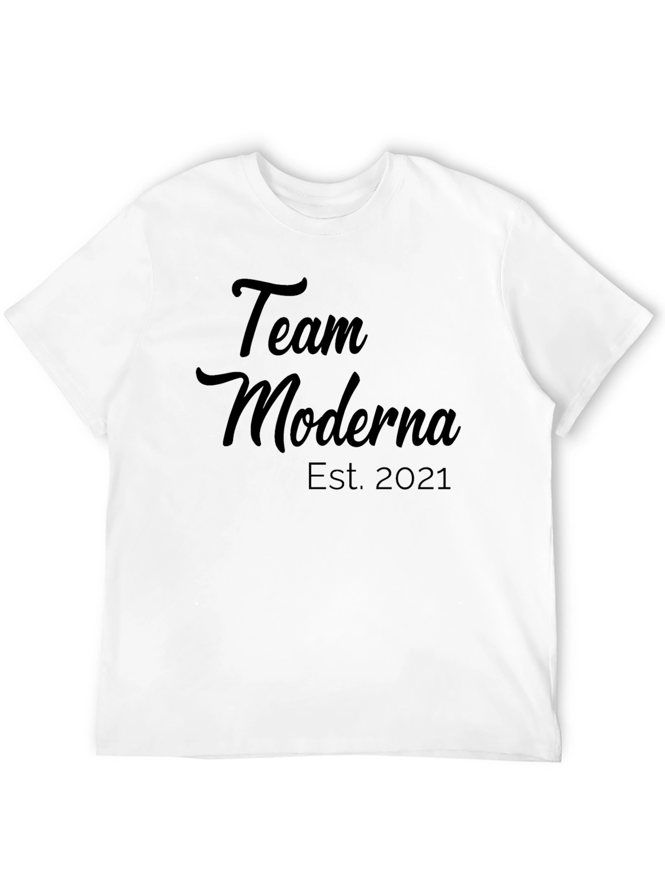 Team Moderna Est. 2021 Black T-Shirt