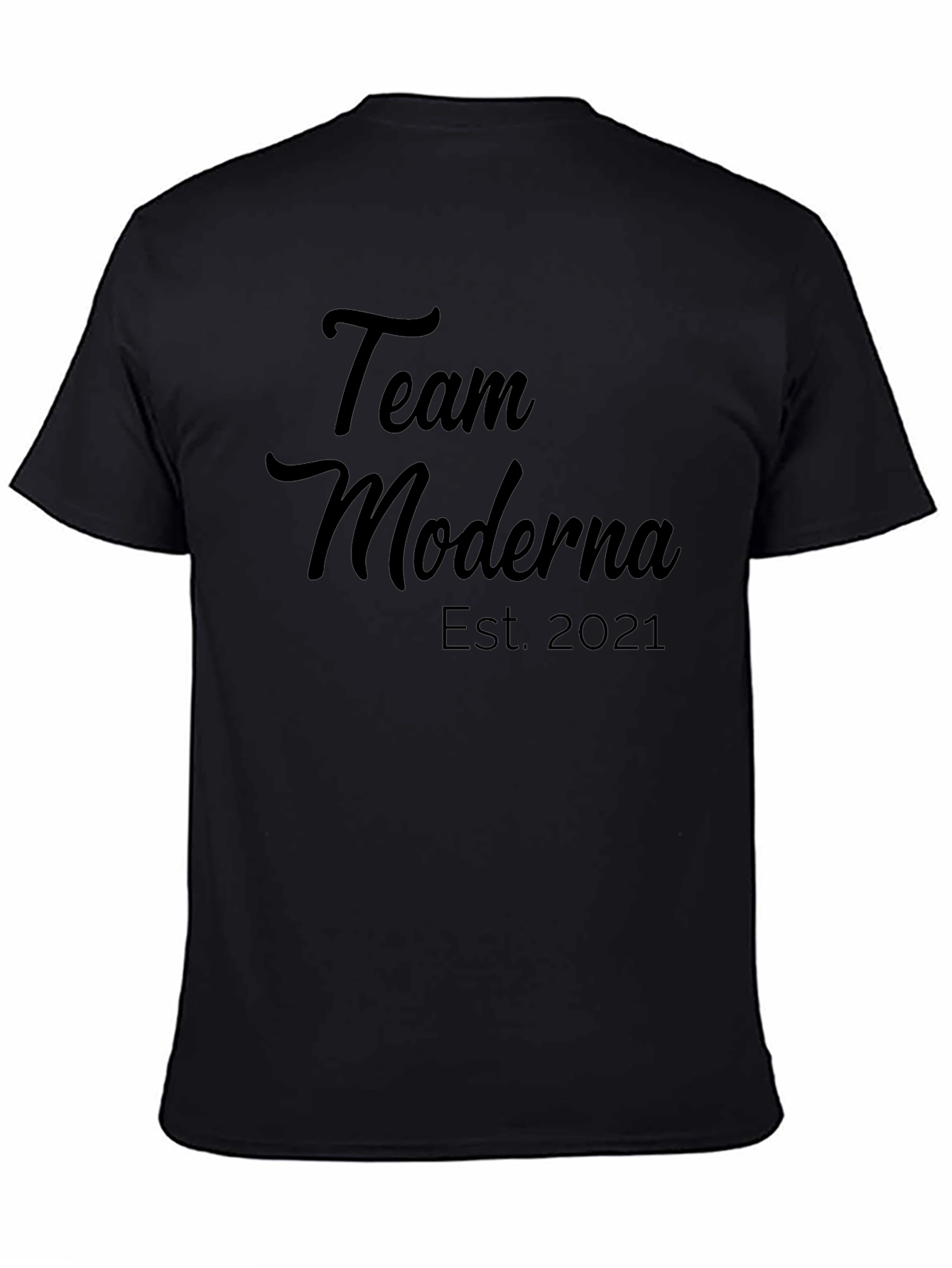 Team Moderna Est. 2021 Black T-Shirt