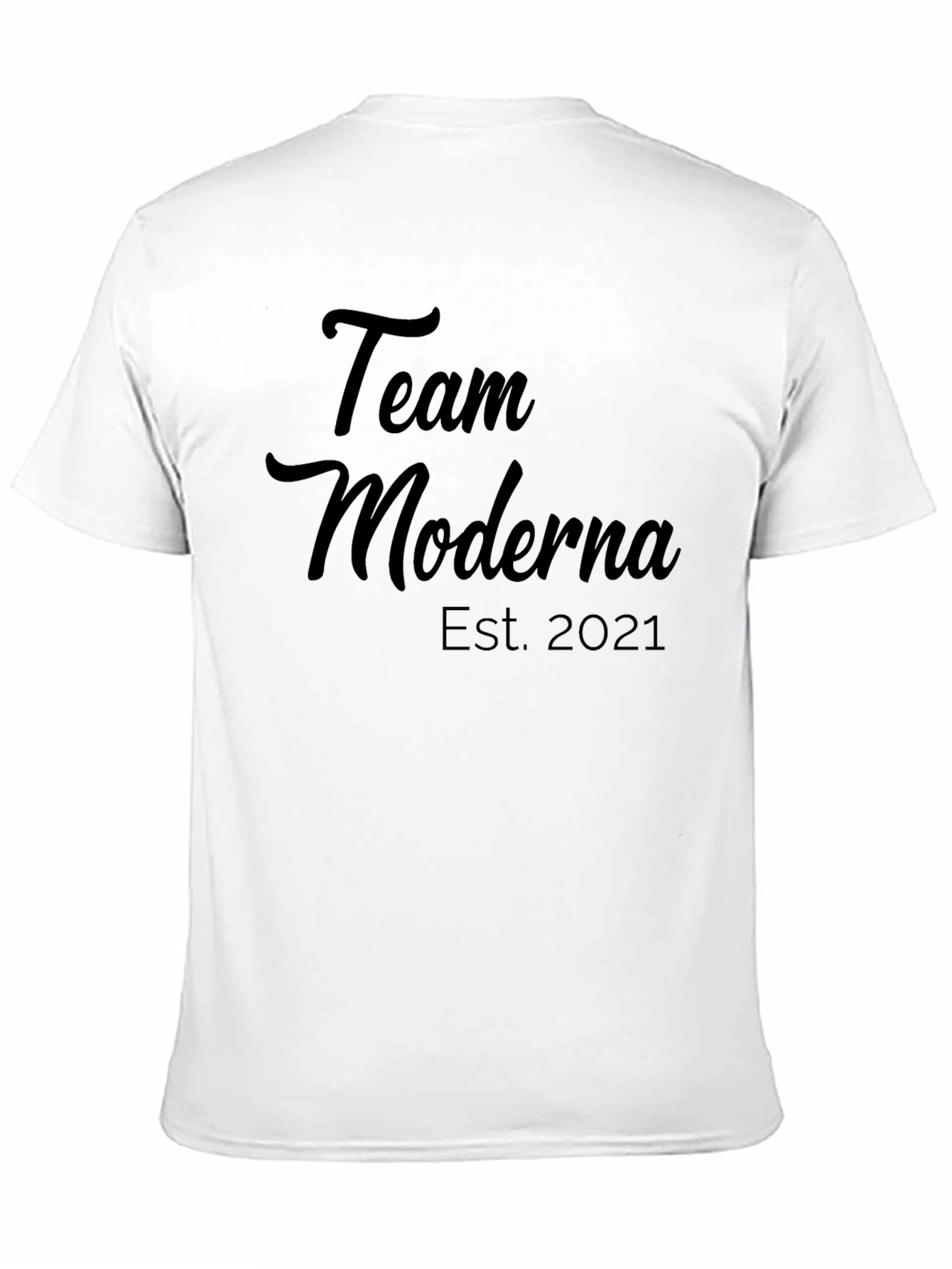Team Moderna Est. 2021 Black T-Shirt