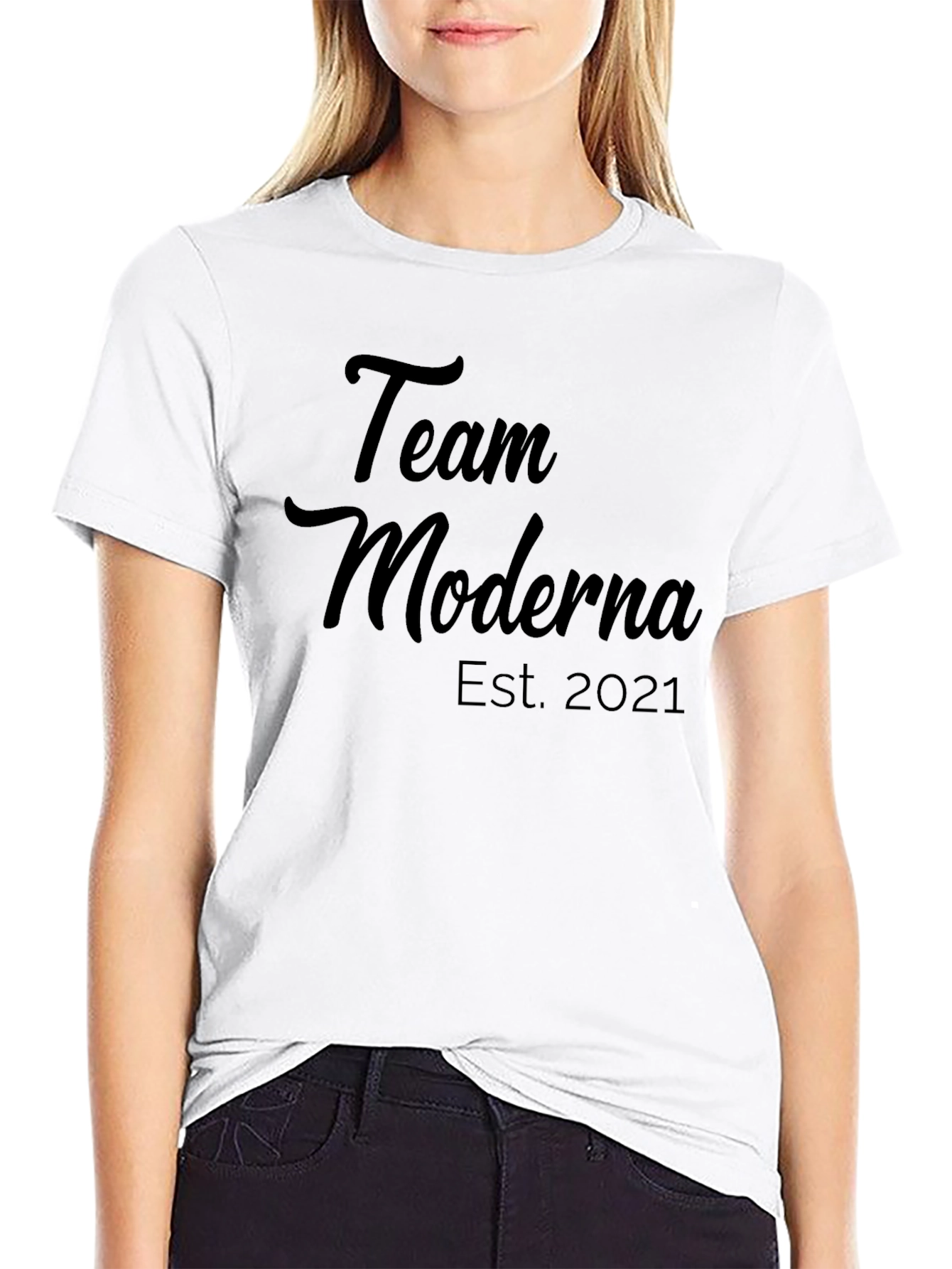 Team Moderna Est. 2021 Black T-Shirt