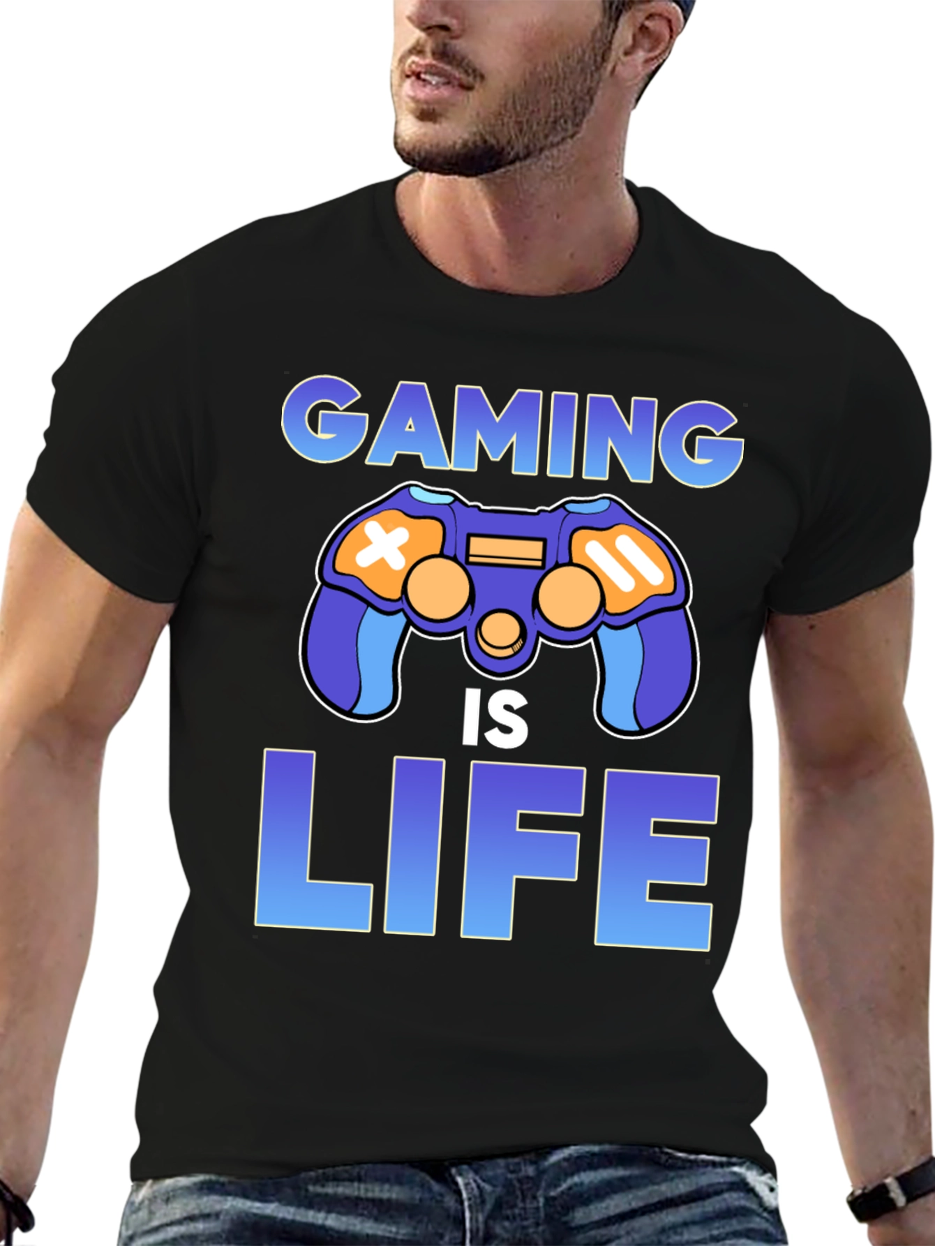 Gaming Is Life T-Shirt Gamer Apparel