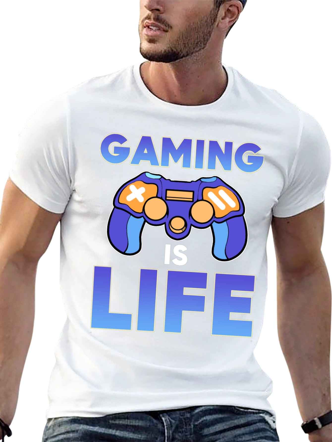 Gaming Is Life T-Shirt Gamer Apparel