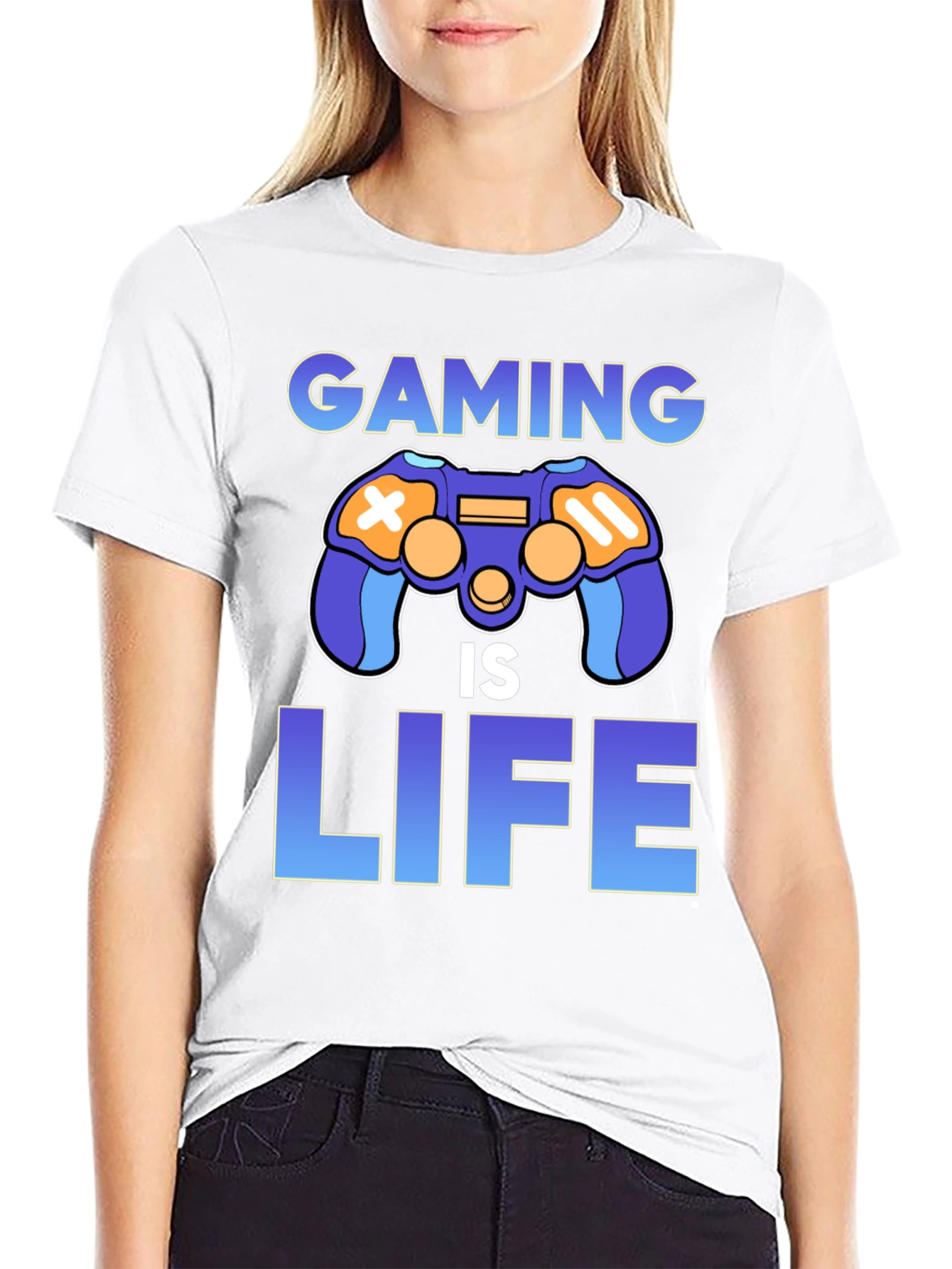 Gaming Is Life T-Shirt Gamer Apparel