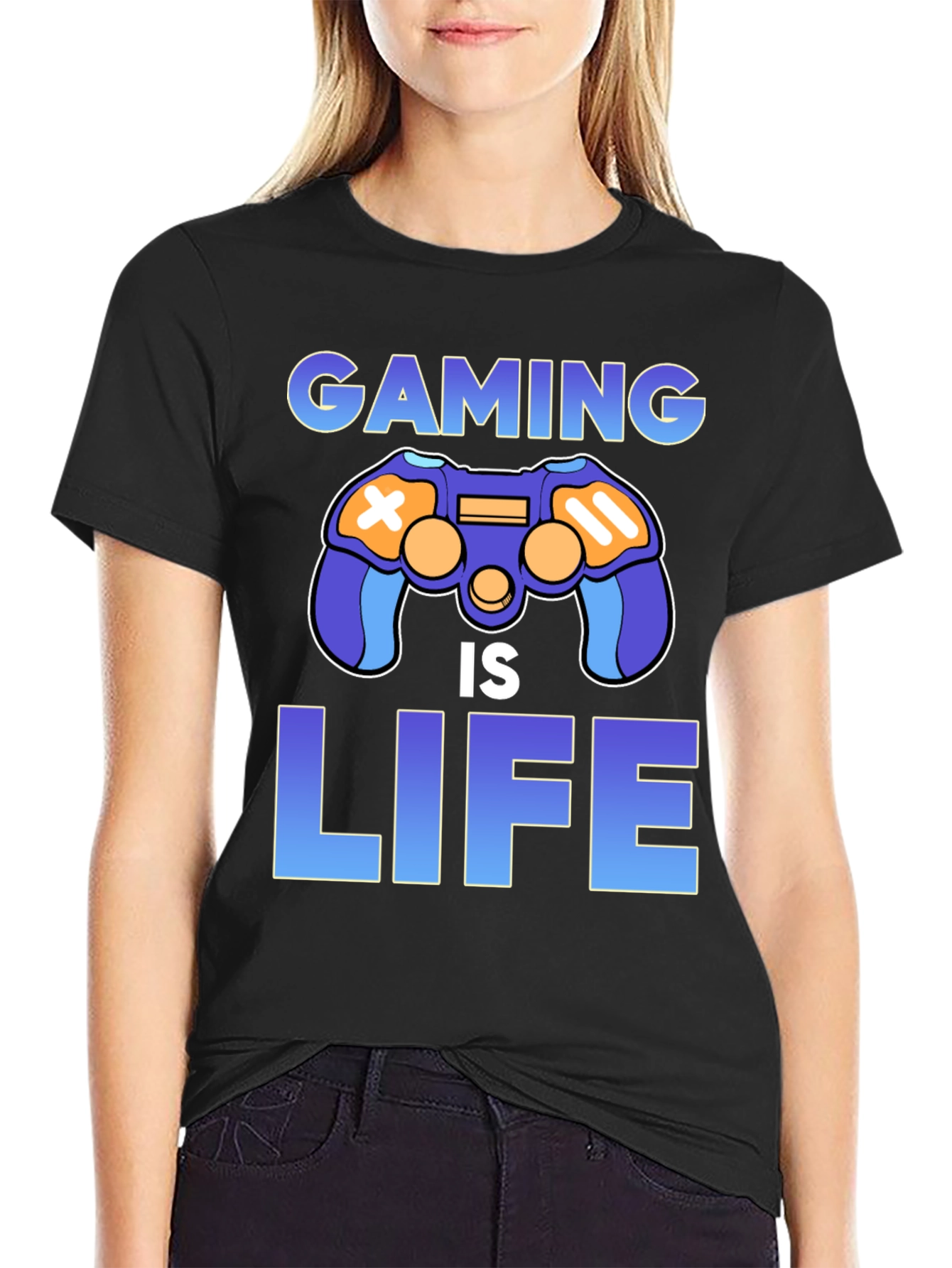 Gaming Is Life T-Shirt Gamer Apparel