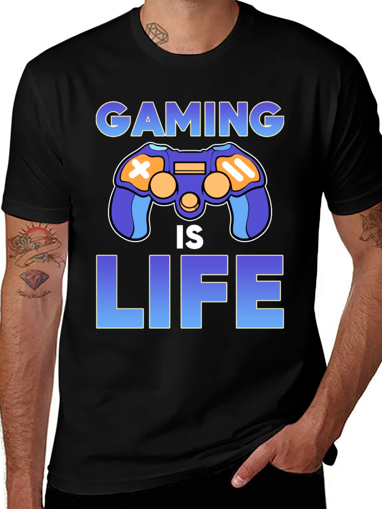 Gaming Is Life T-Shirt Gamer Apparel