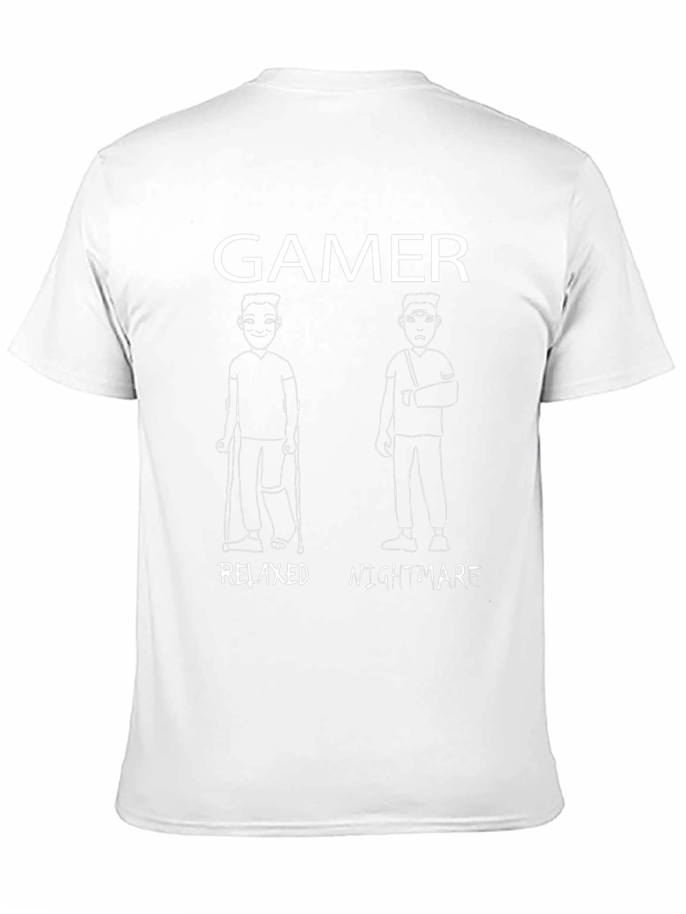 Gamer Relaxed Nightmare Graphic T-Shirt
