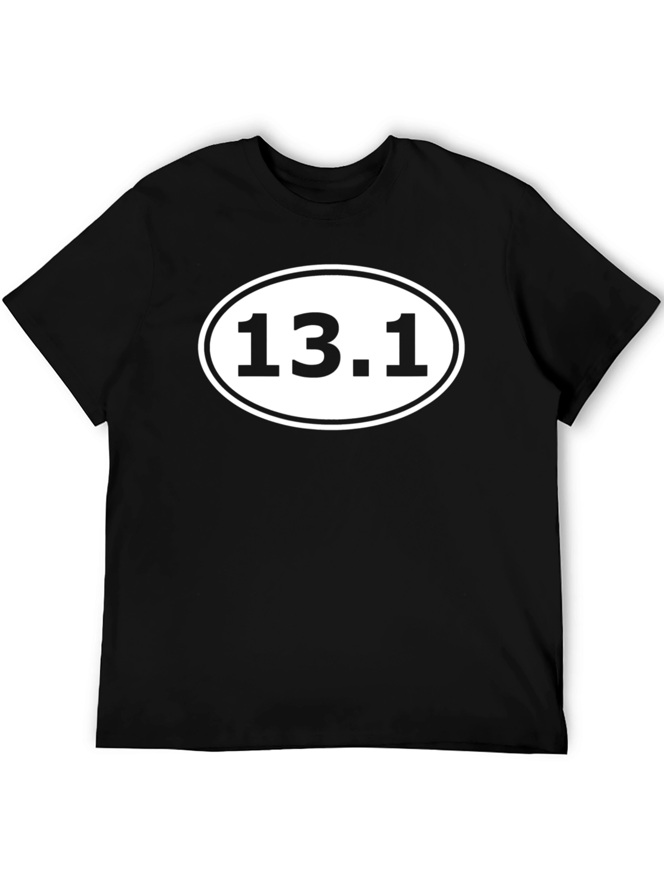 13.1 Half Marathon Runner T-Shirt - Black