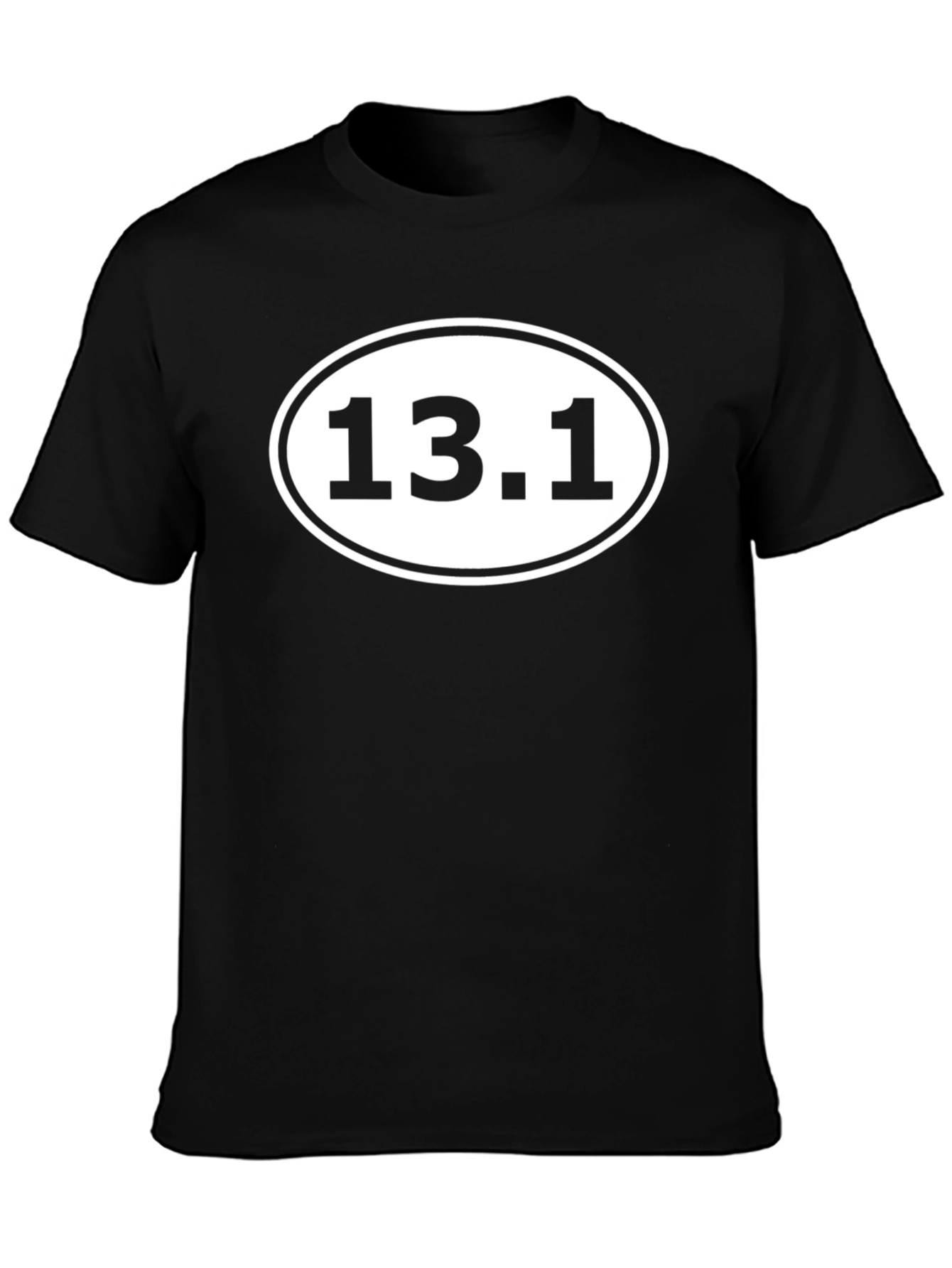 13.1 Half Marathon Runner T-Shirt - Black
