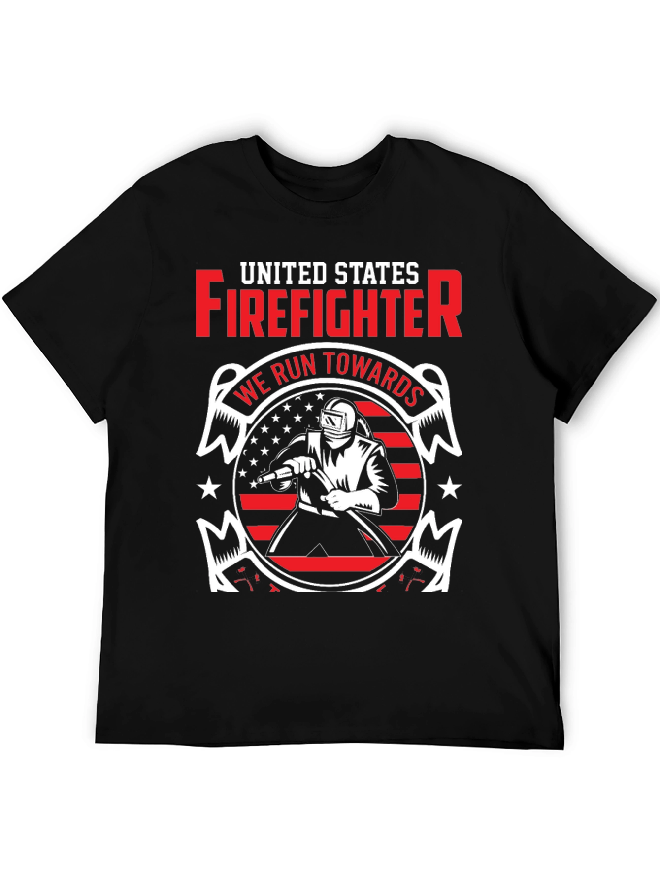 United States Firefighter Graphic T-Shirt