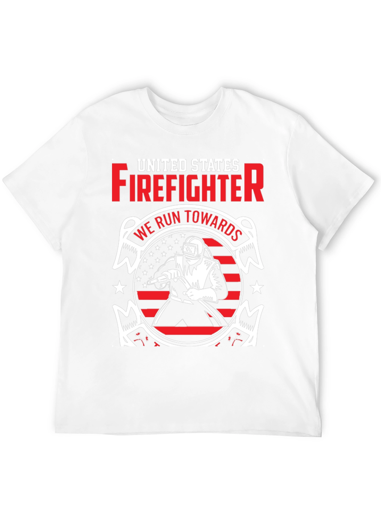 United States Firefighter Graphic T-Shirt