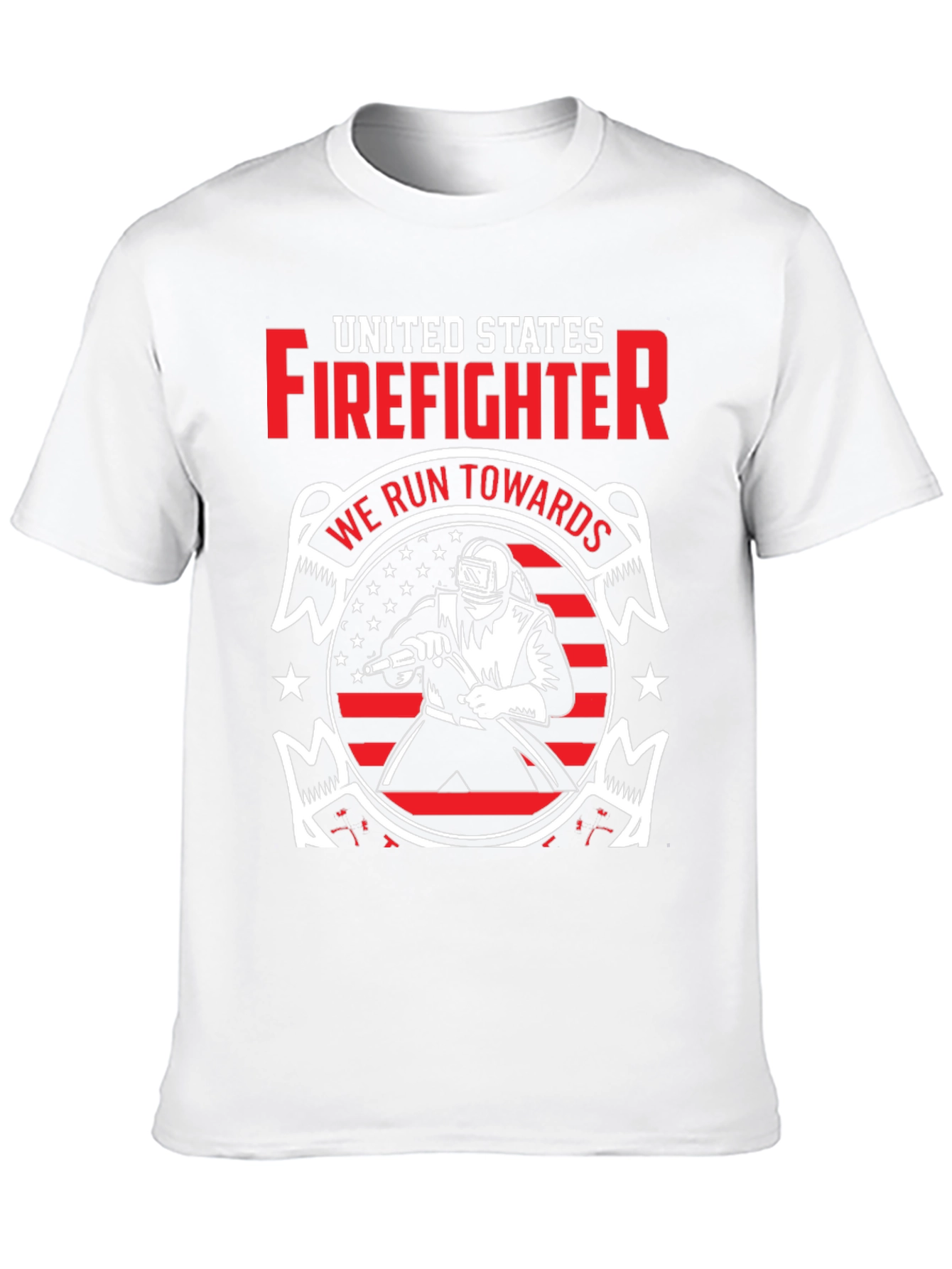 United States Firefighter Graphic T-Shirt