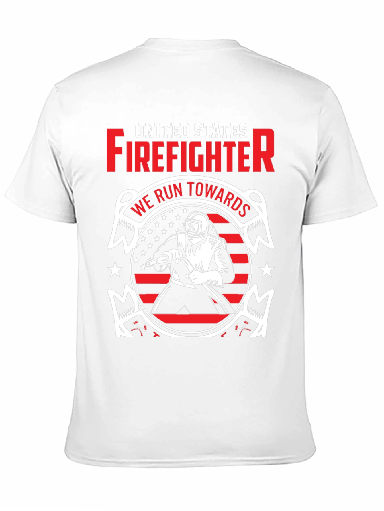 United States Firefighter Graphic T-Shirt