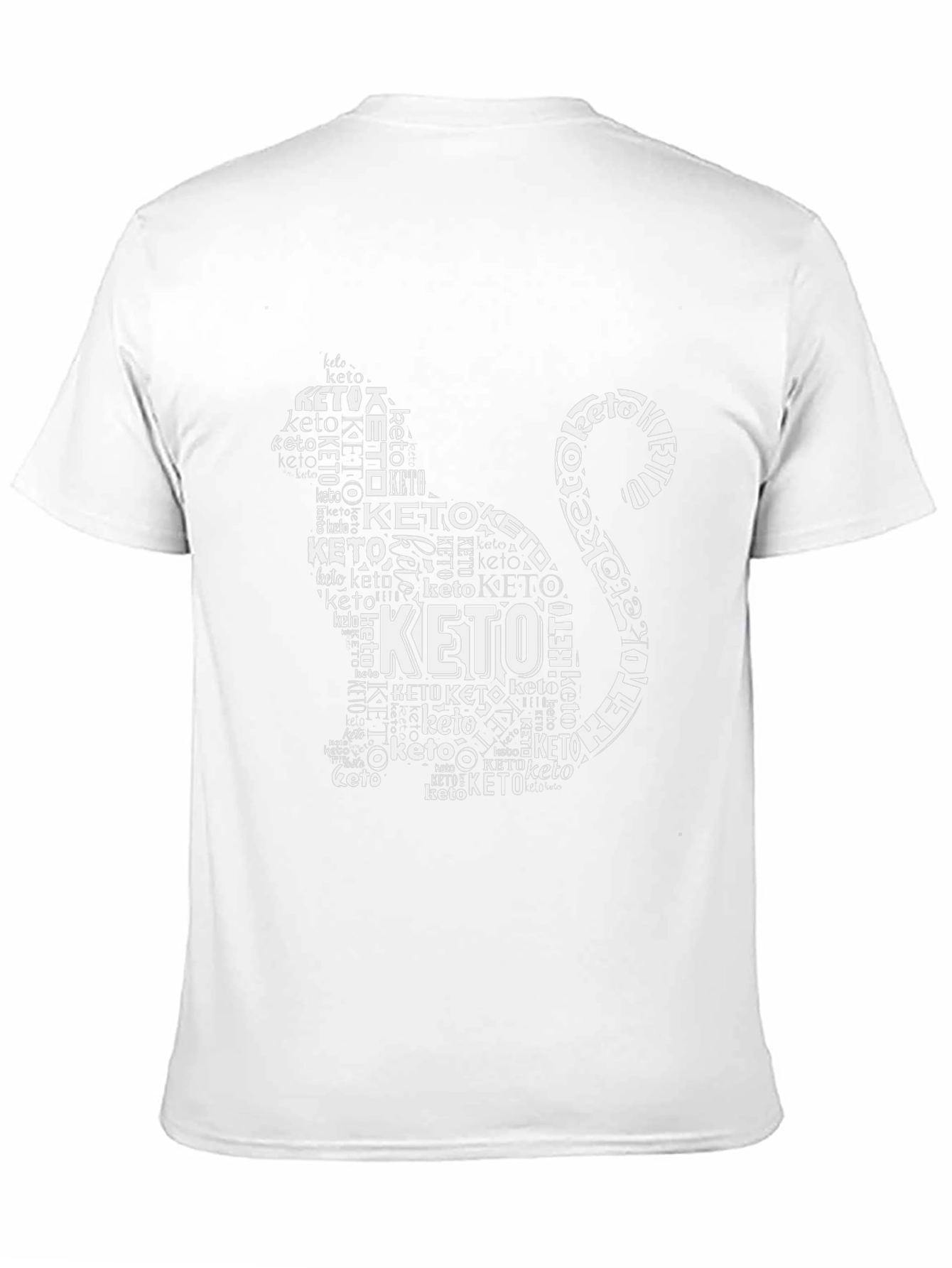 Keto Cat T-Shirt - Black Graphic Tee