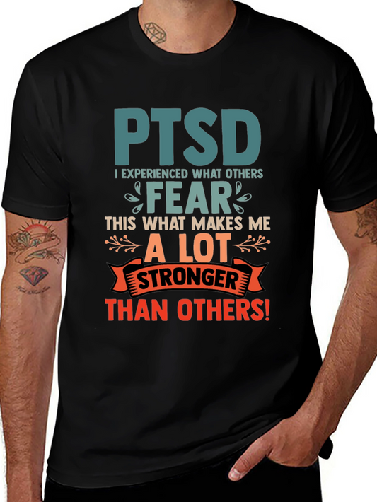 PTSD Awareness T-Shirt Stronger Than Others