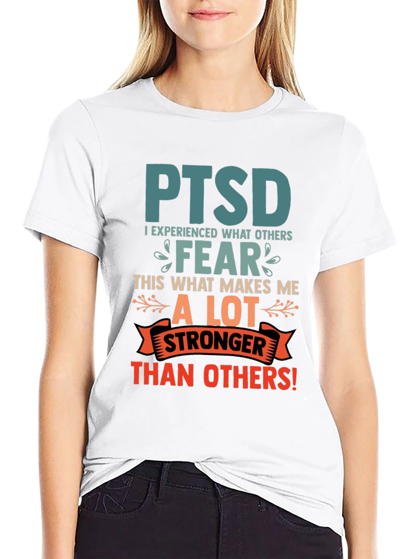 PTSD Awareness T-Shirt Stronger Than Others