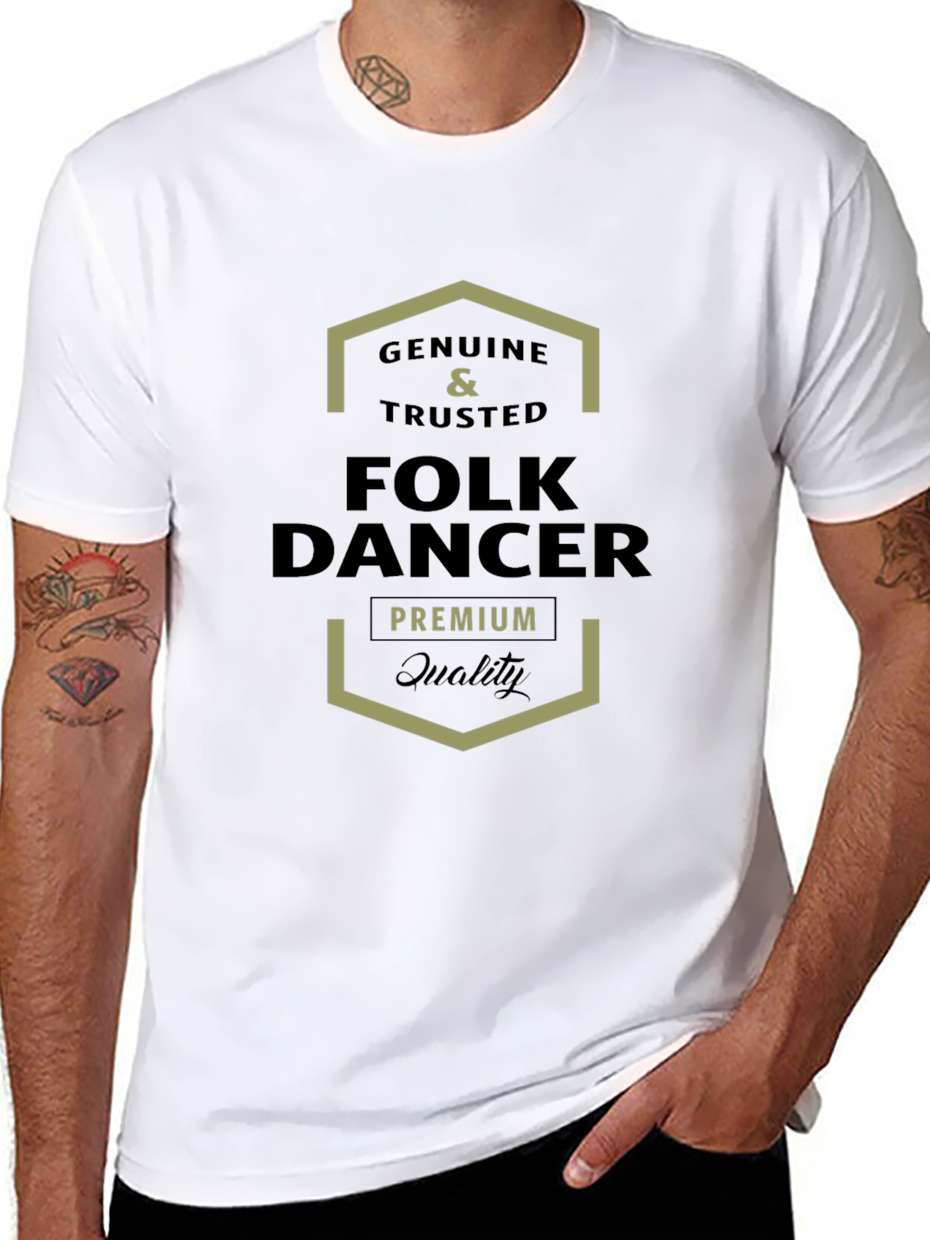 Genuine Folk Dancer Premium Quality Tee