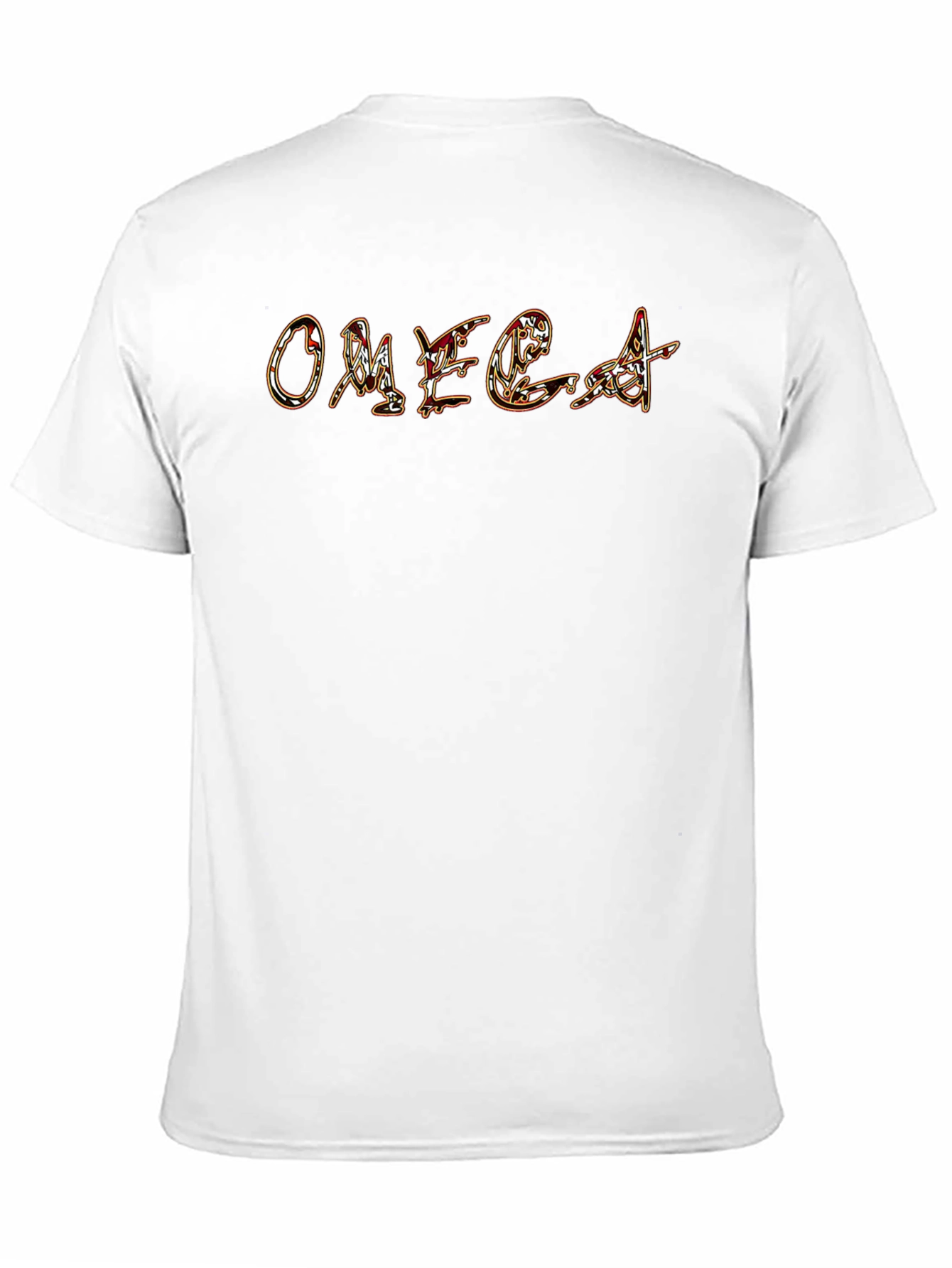 OMEGA Graphic Tee - Black Cotton Blend T-Shirt