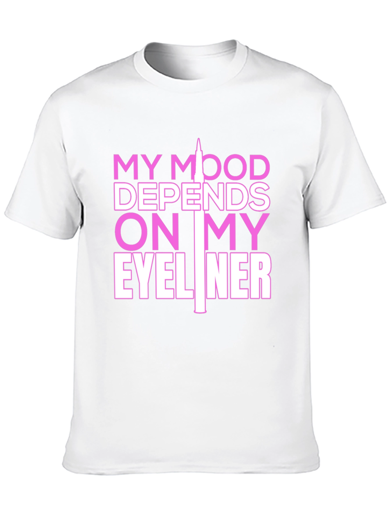 My Mood Eyeliner Graphic Tee - Black