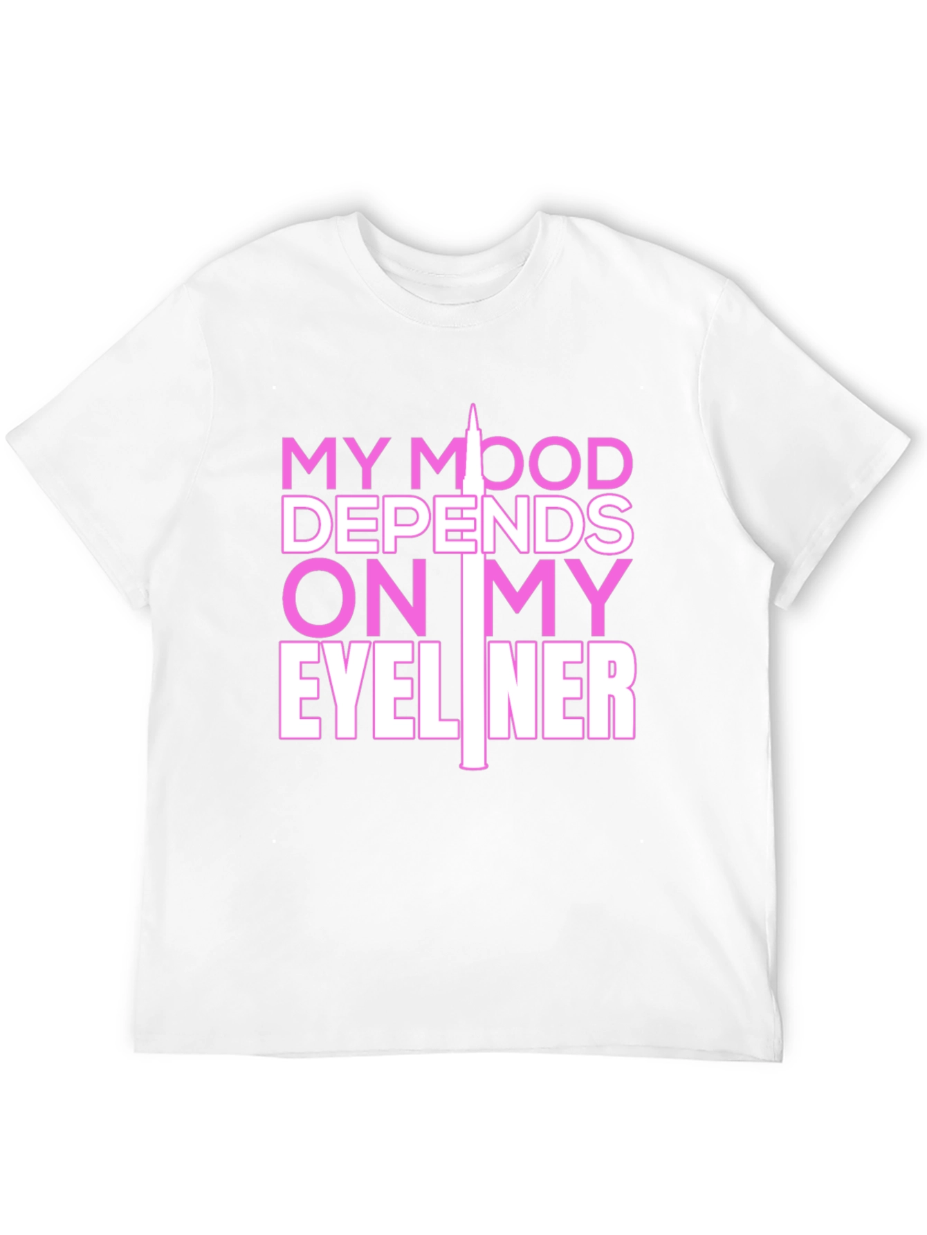 My Mood Eyeliner Graphic Tee - Black