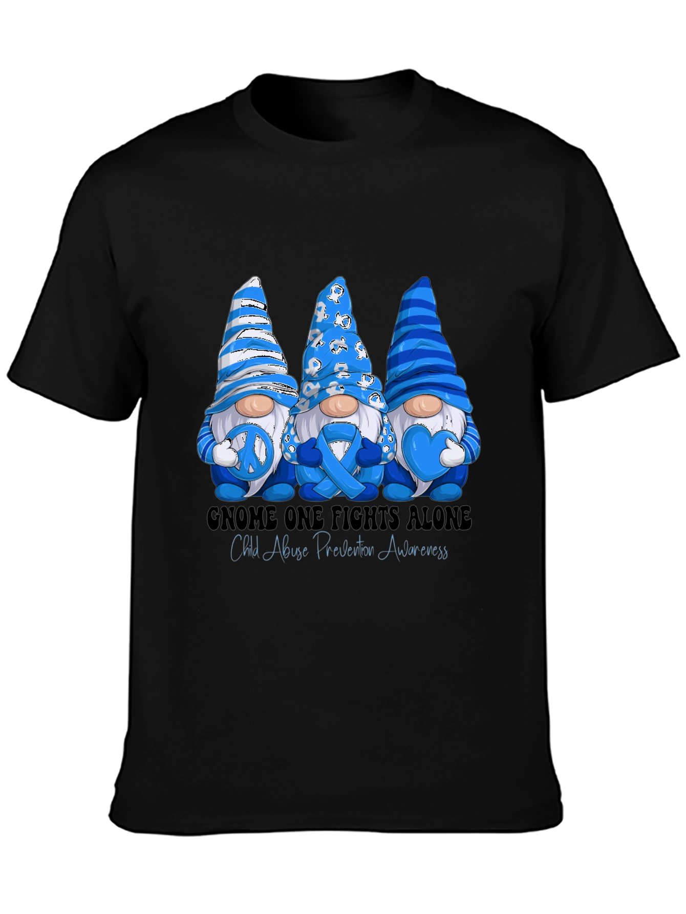 Child Abuse Prevention Gnome T-Shirt
