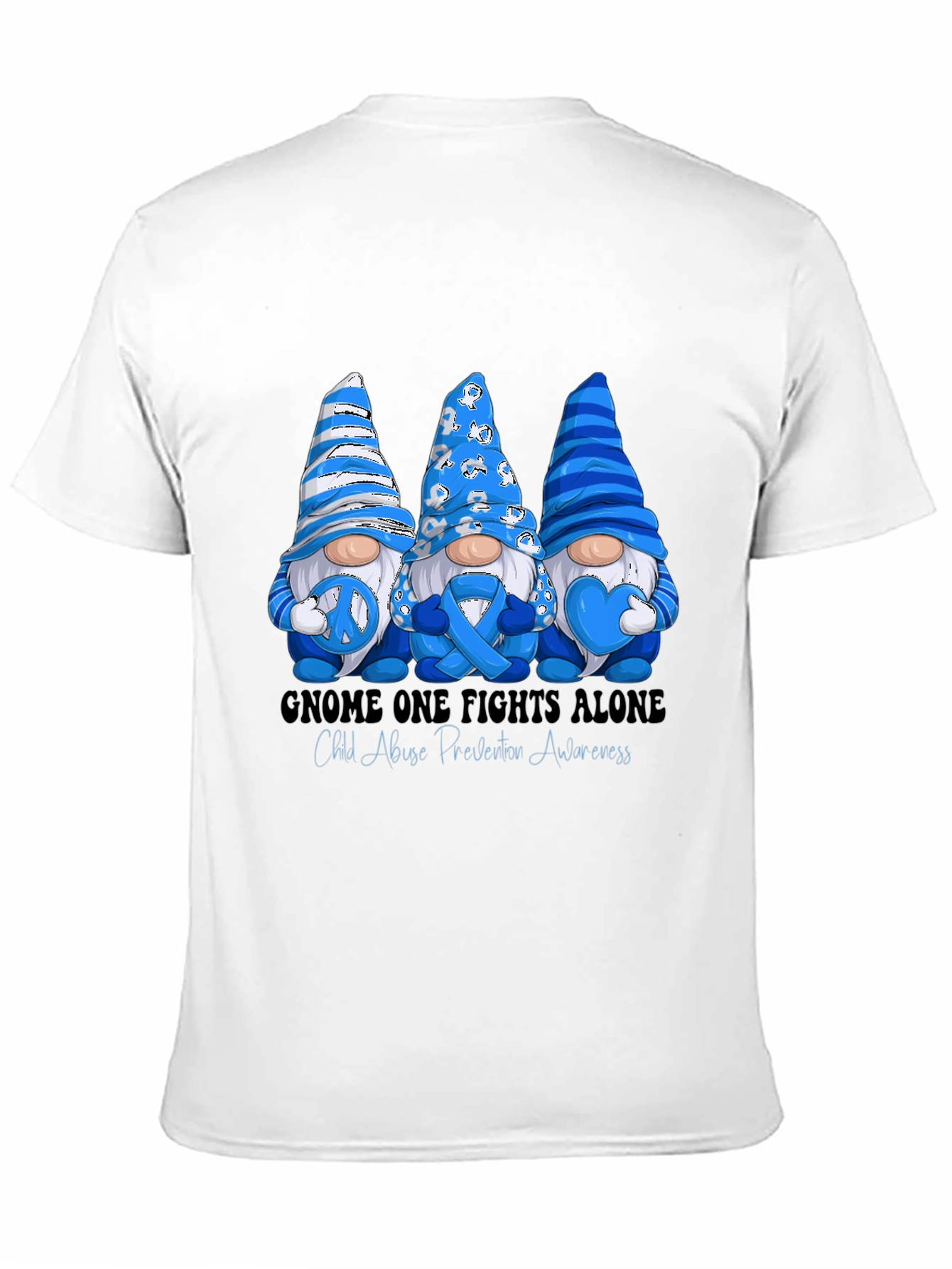 Child Abuse Prevention Gnome T-Shirt
