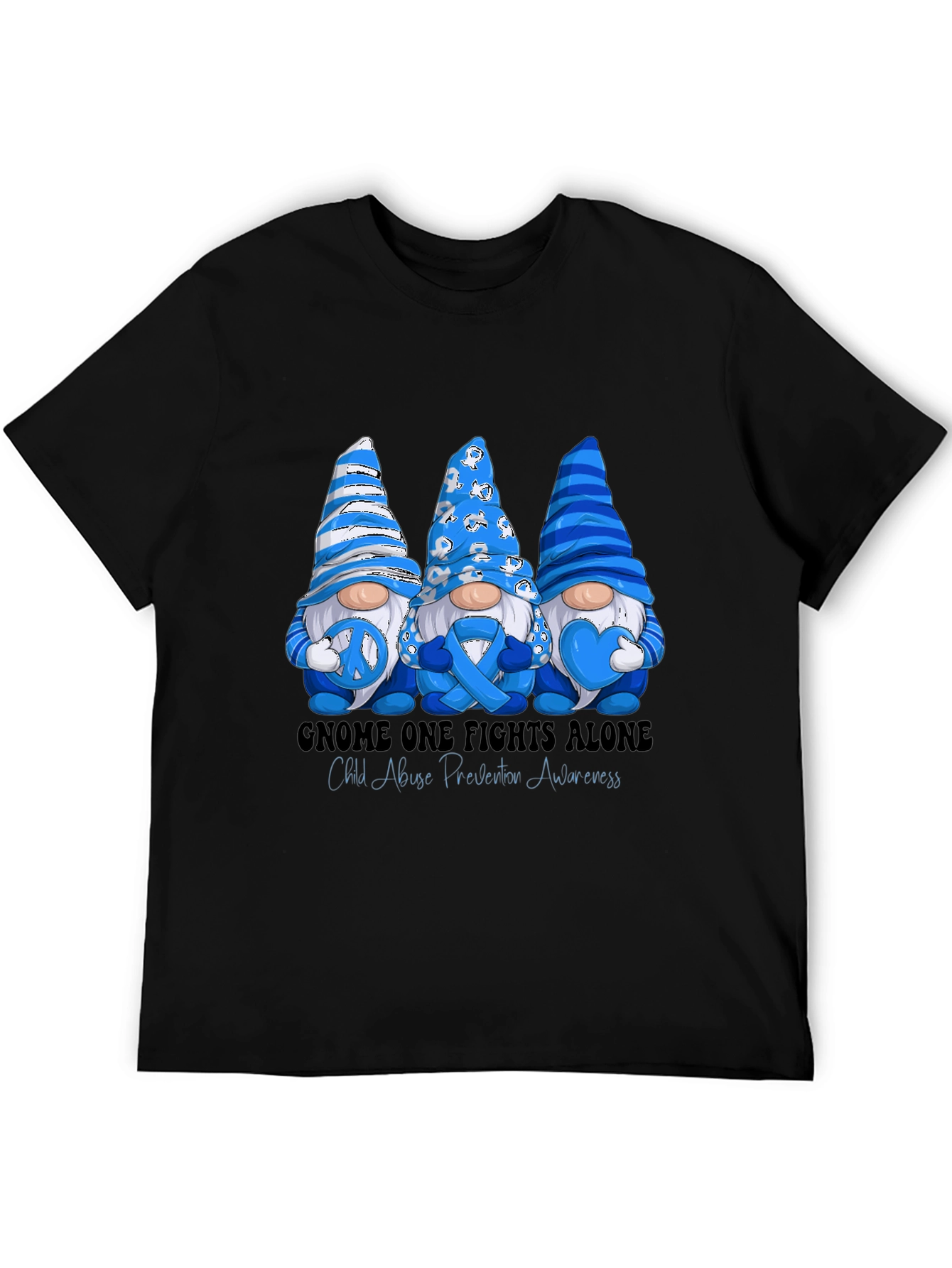 Child Abuse Prevention Gnome T-Shirt