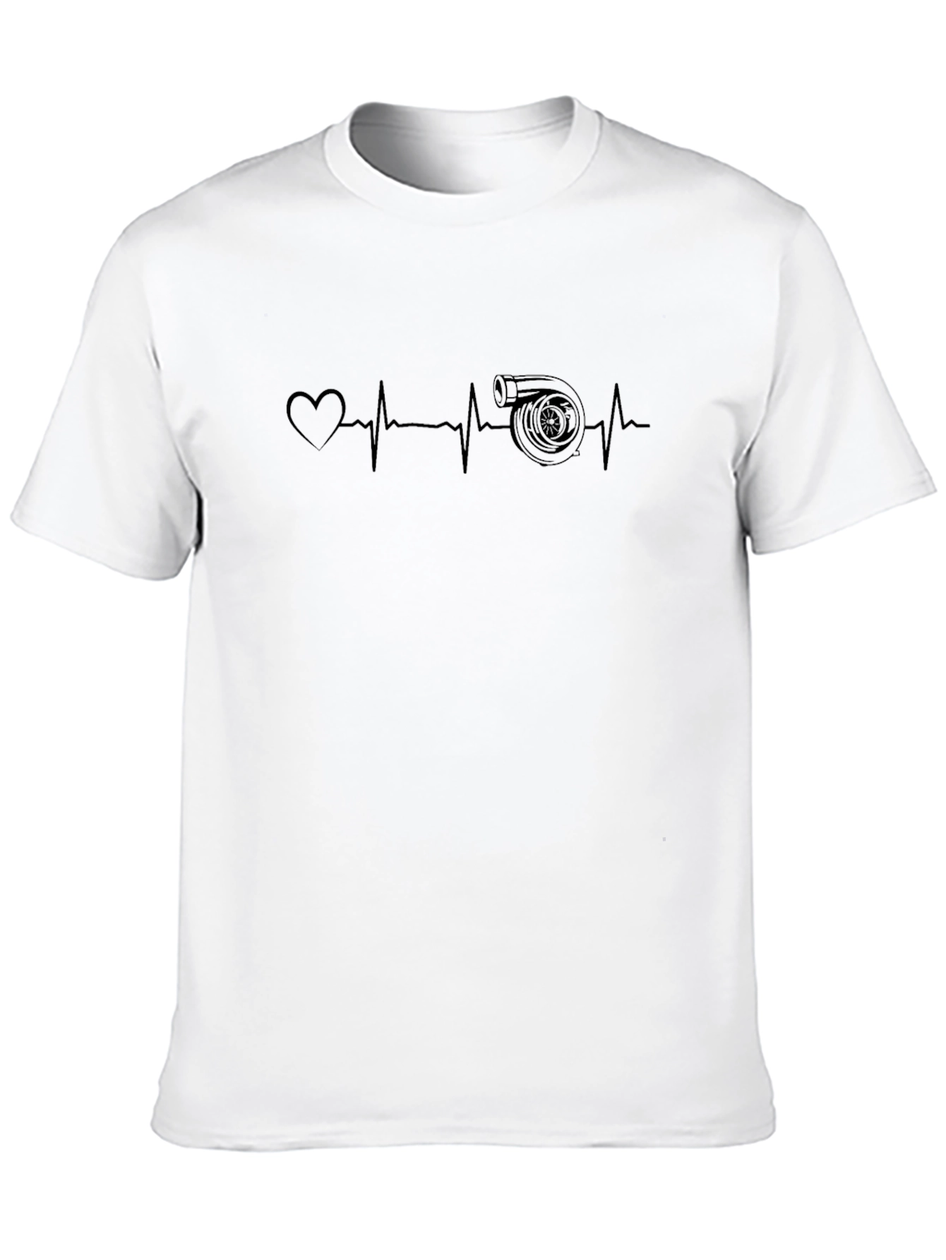 Turbo Heartbeat T-Shirt - Automotive Enthusiast Tee