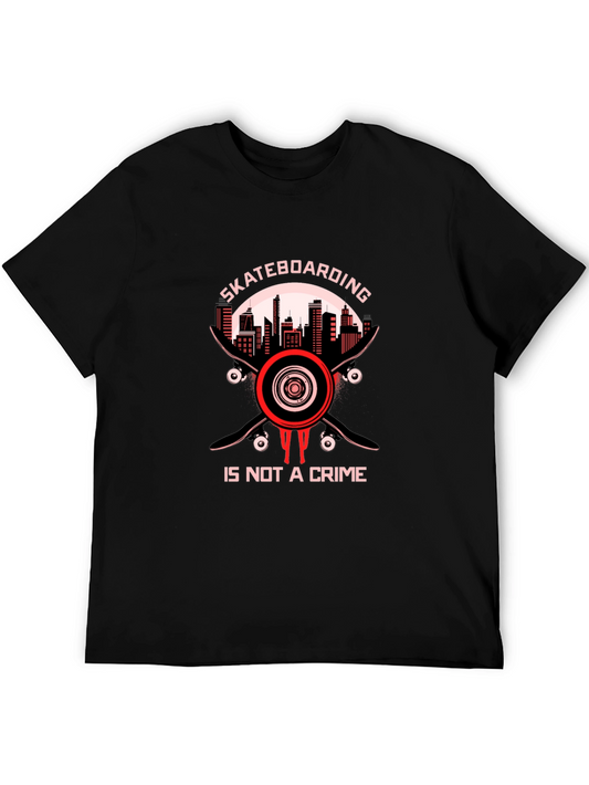 Skateboarding is Not a Crime Tee