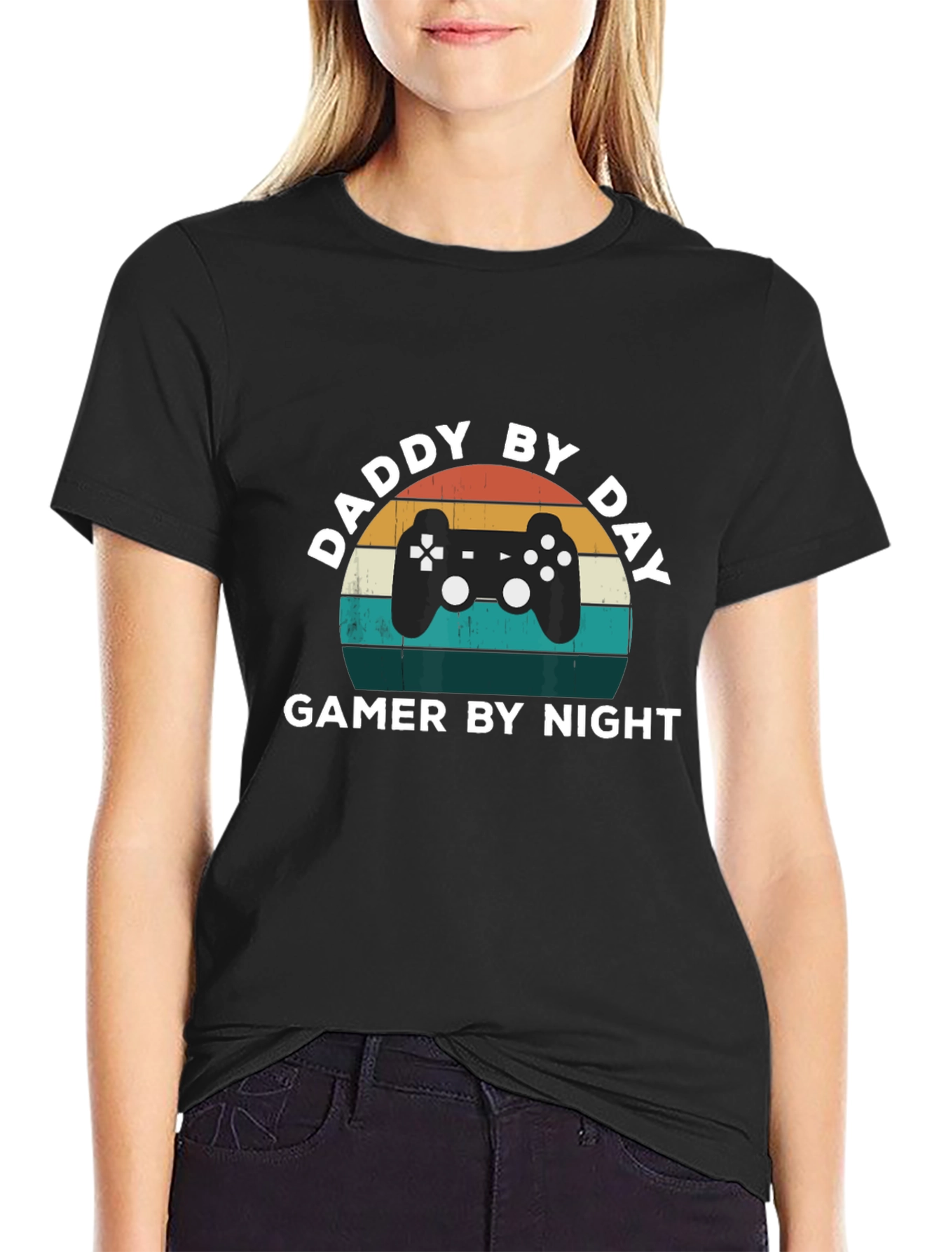 Daddy by Day Gamer by Night Graphic Tee