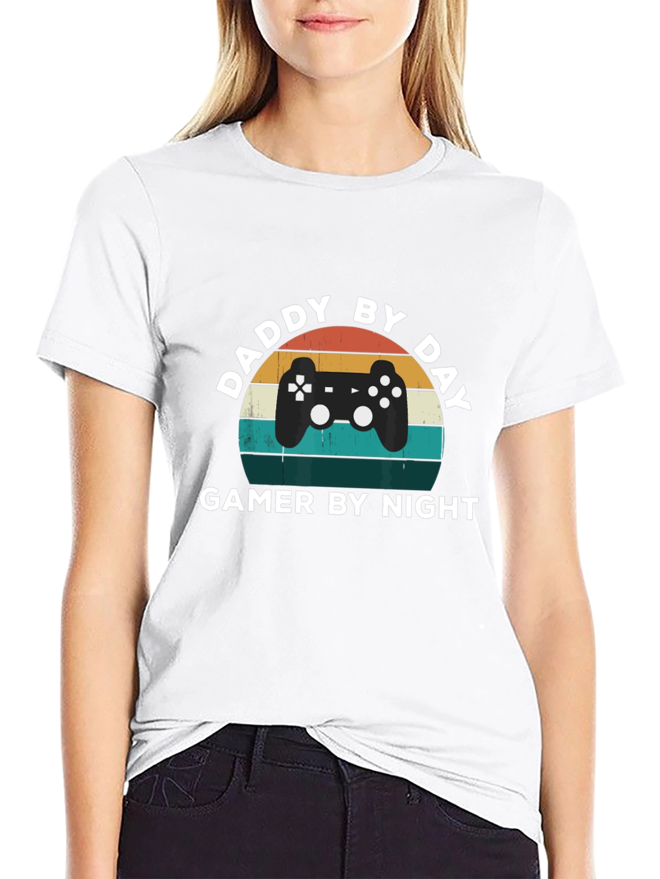 Daddy by Day Gamer by Night Graphic Tee