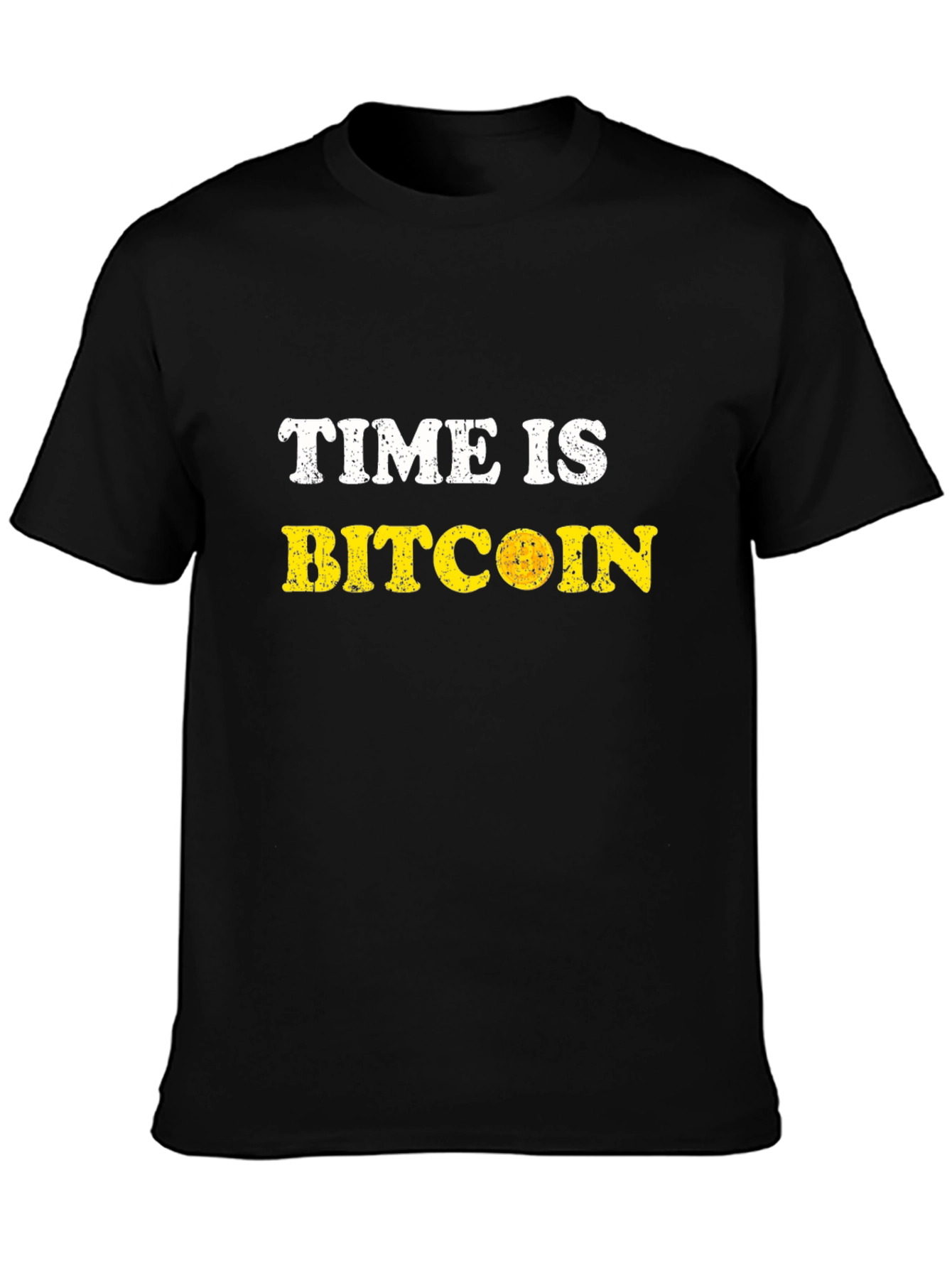Time is Bitcoin Graphic T-Shirt - Crypto HODL