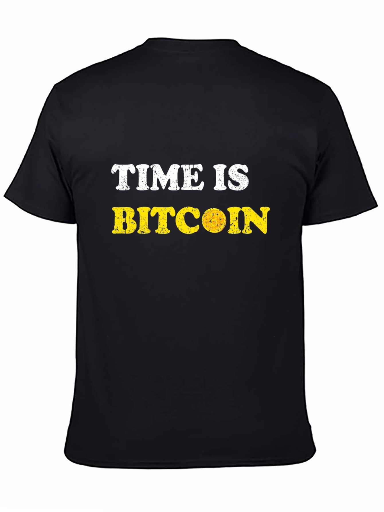 Time is Bitcoin Graphic T-Shirt - Crypto HODL