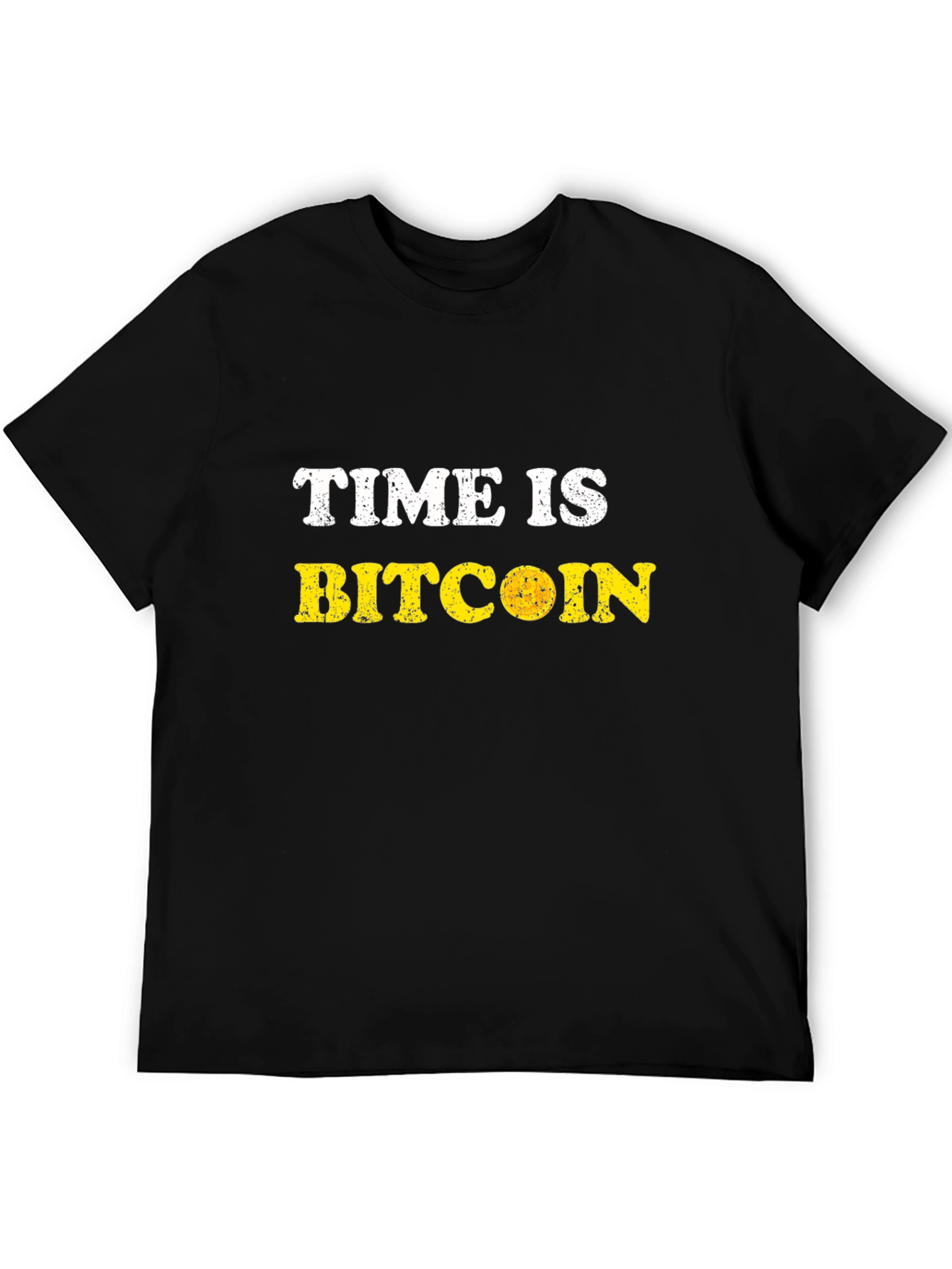 Time is Bitcoin Graphic T-Shirt - Crypto HODL