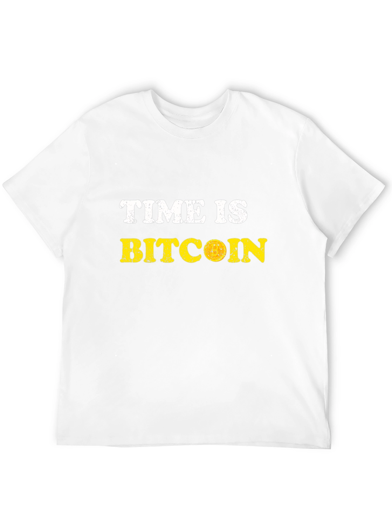 Time is Bitcoin Graphic T-Shirt - Crypto HODL