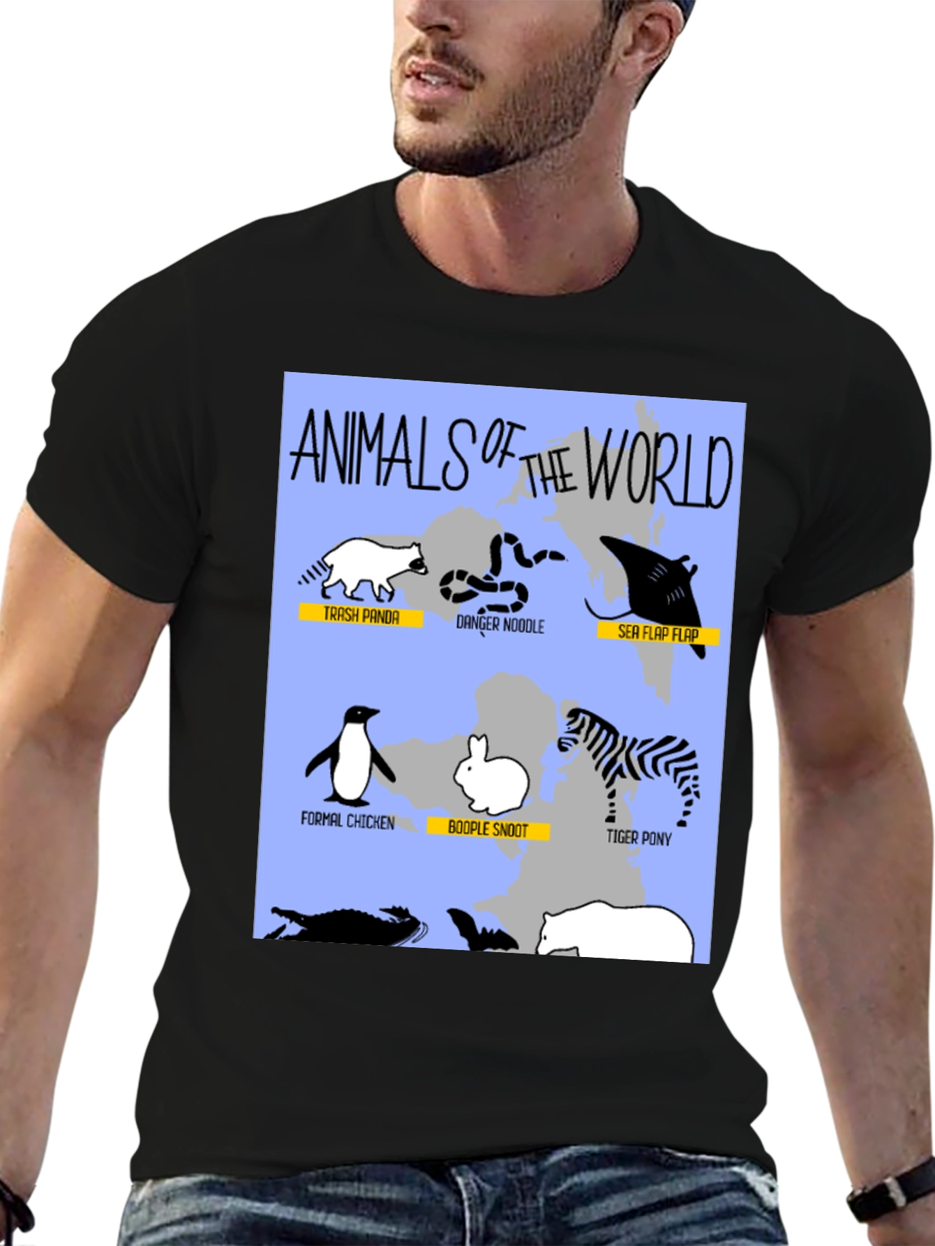Animals of the World Graphic T-Shirt