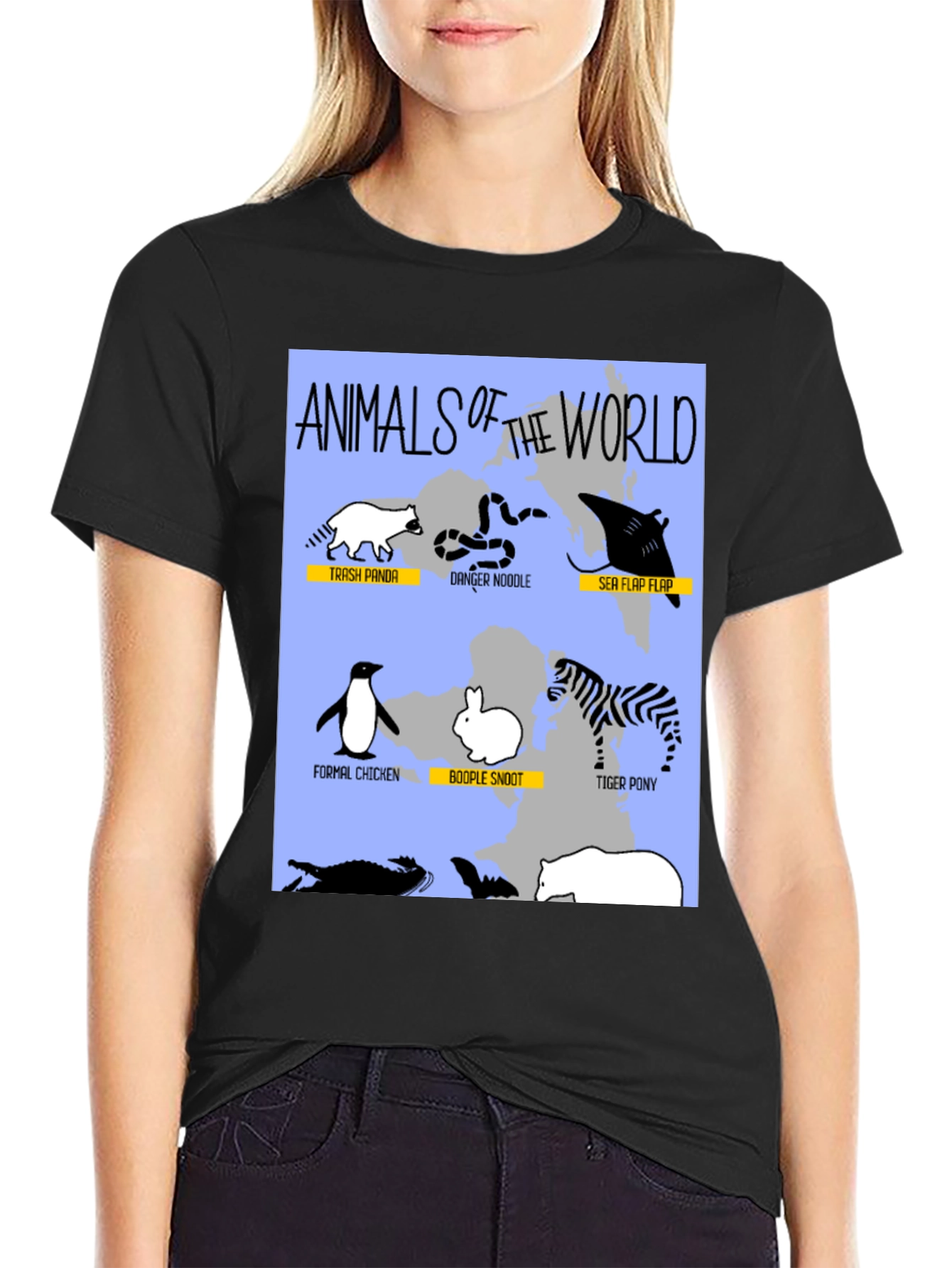 Animals of the World Graphic T-Shirt
