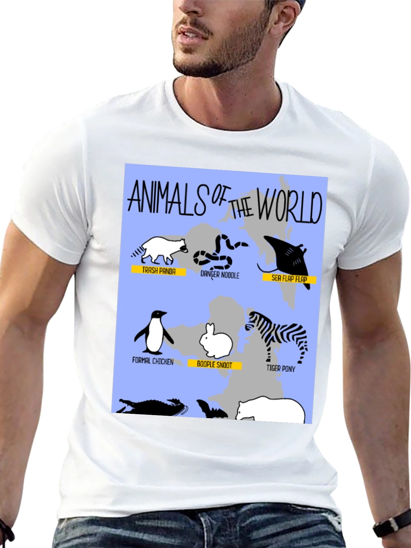 Animals of the World Graphic T-Shirt